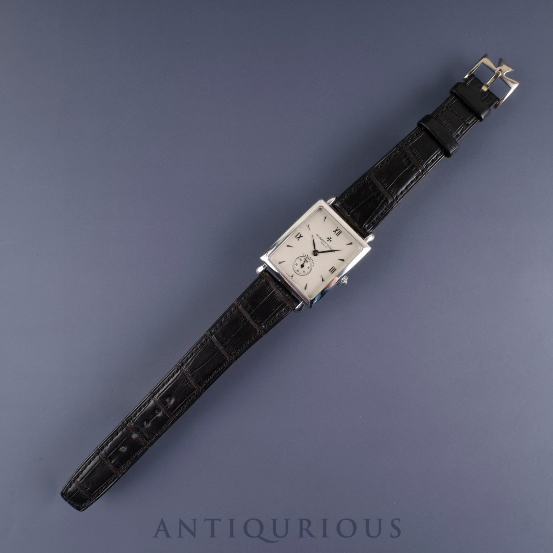 ヴァシュロン・コンスタンタン キャビノチェ 91001/000G-7 手巻き Cal.1017 750 純正革ベルト 純正尾錠(750) ホワイト文字盤 箱 ケース 冊子 保証書(1996年) オーバーホール済み