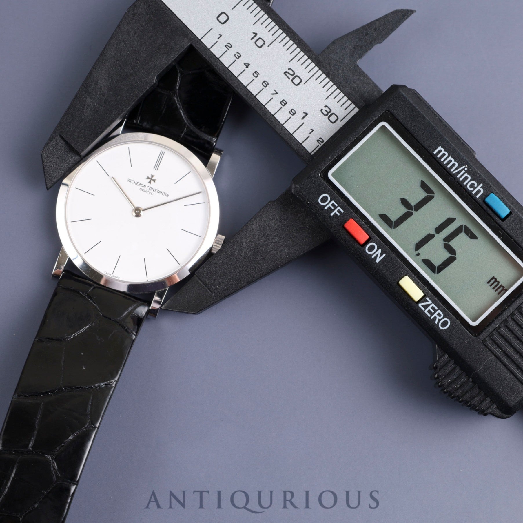 ヴァシュロン・コンスタンタン パトリモニー 33093/3 手巻き Cal.1003/2 750 純正革ベルト 純正尾錠(750) ホワイト文字盤 オーバーホール済み