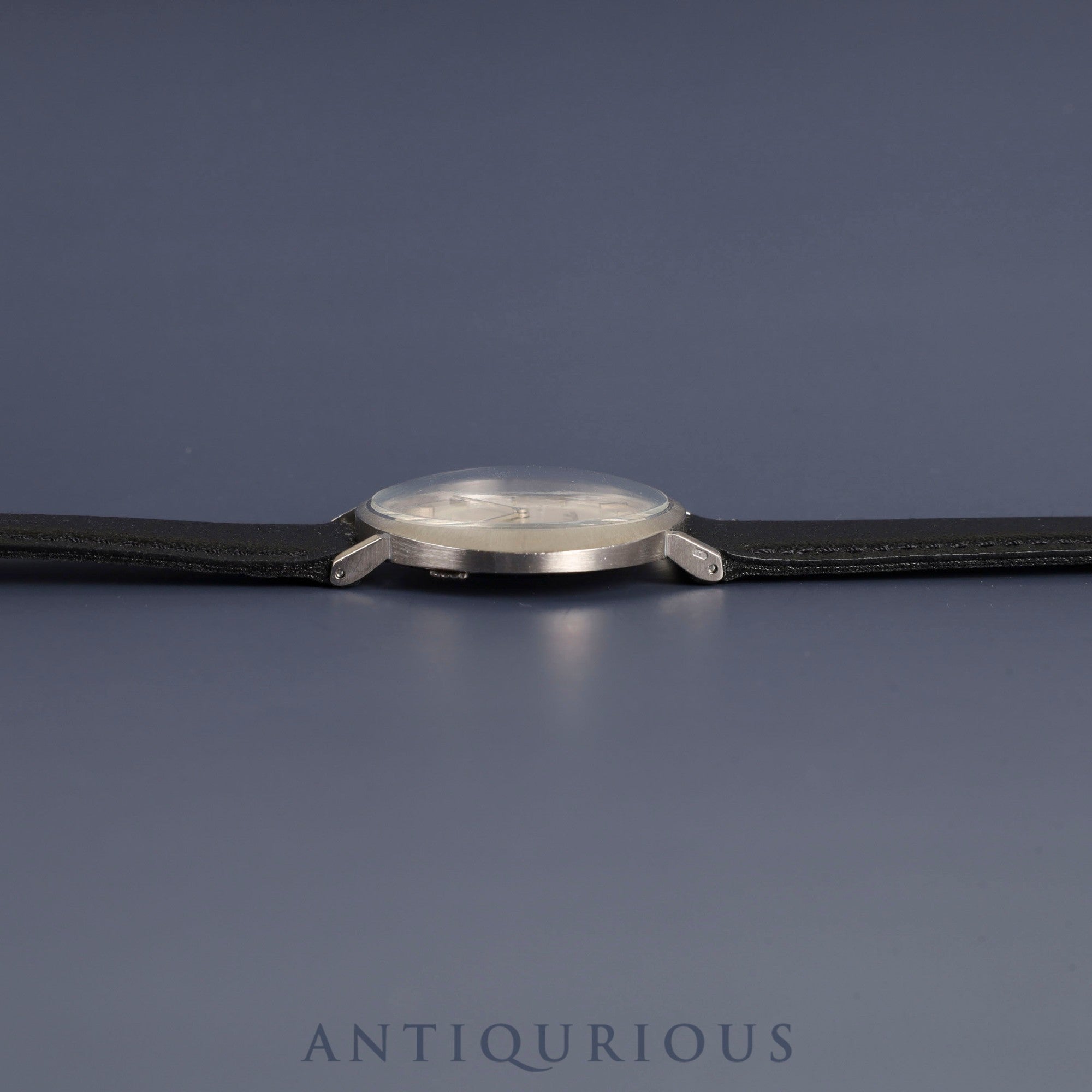 Rolex Cellini 3756 Manual winding Cal.1600 750 Leather Genuine buckle (GP) Silver dial 18th series (1965) Overhauled