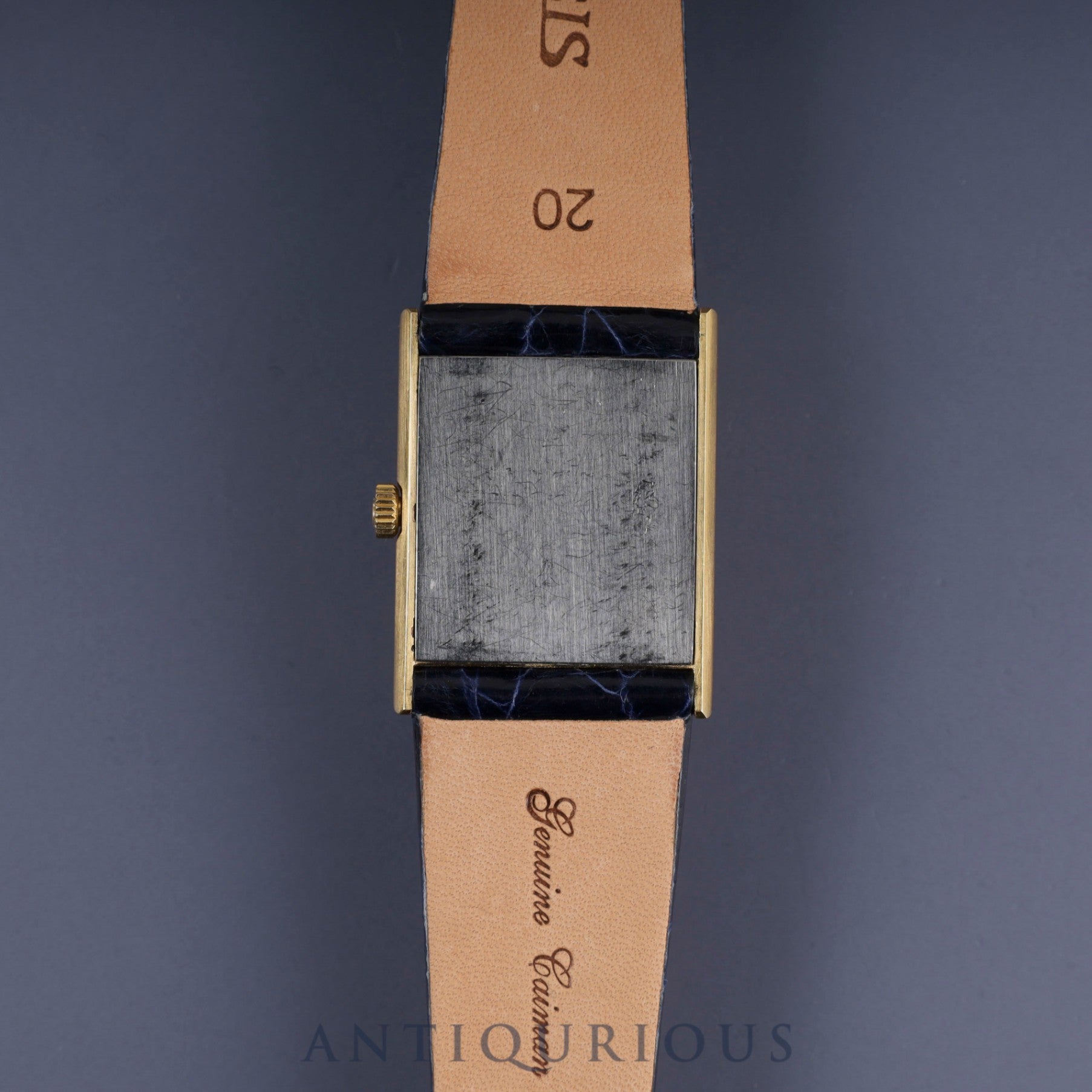 Omega De Ville 511324 Manual winding GP Leather Genuine buckle (GP) Blue dial (minor scratches on glass) Overhauled