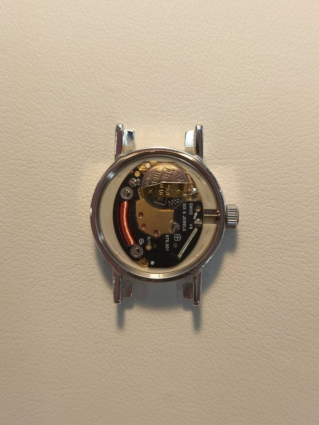 ティファニー アトラス S0640 クォーツ Cal.976.001 SV925 革 純正尾錠(SS) シルバー文字盤 オーバーホール済み