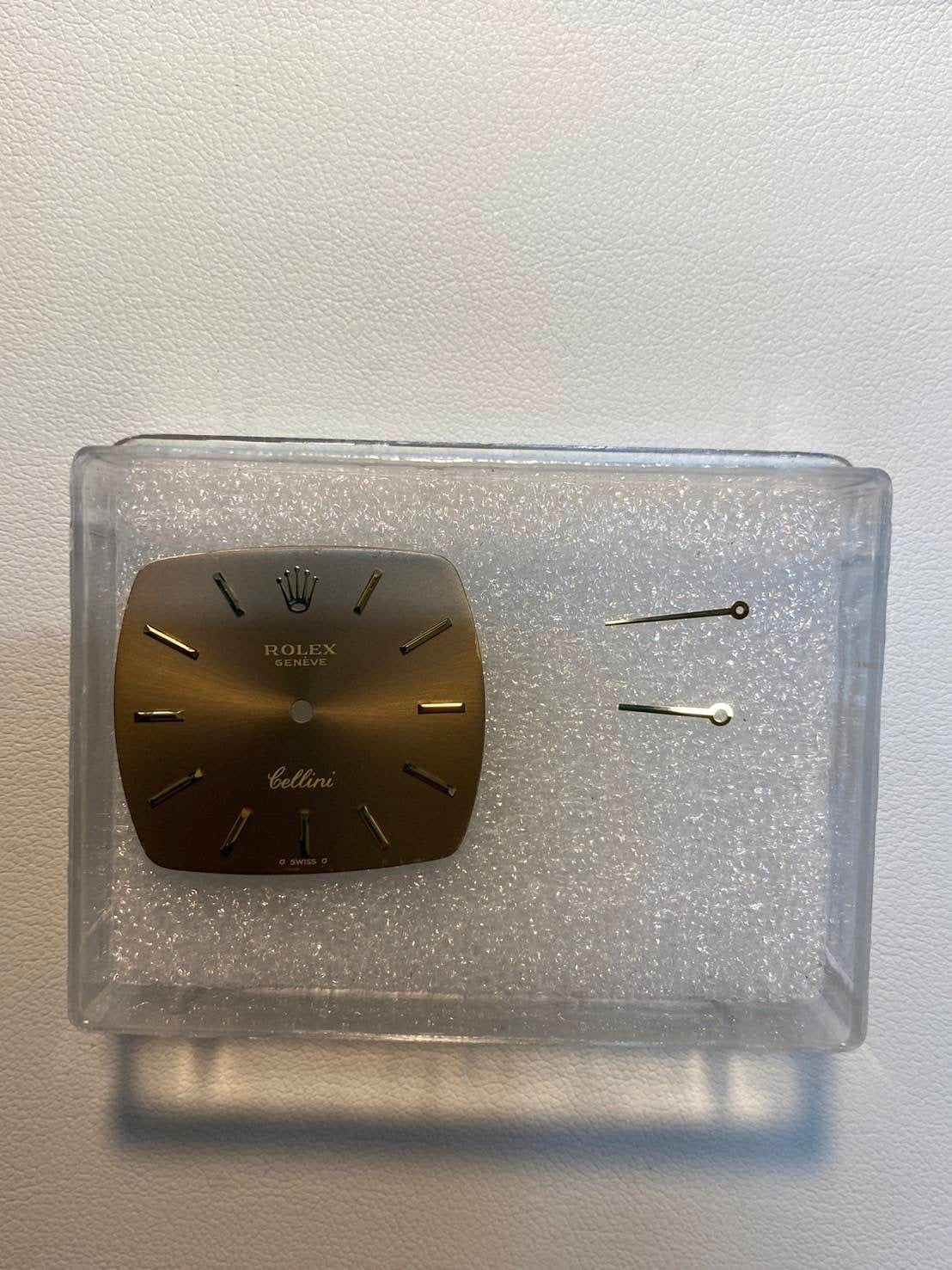 ロレックス チェリーニ 3805 手巻き Cal.1600 750 純正革ベルト 純正尾錠(GP)シャンパン文字盤 38番 1973年 オーバーホール済み