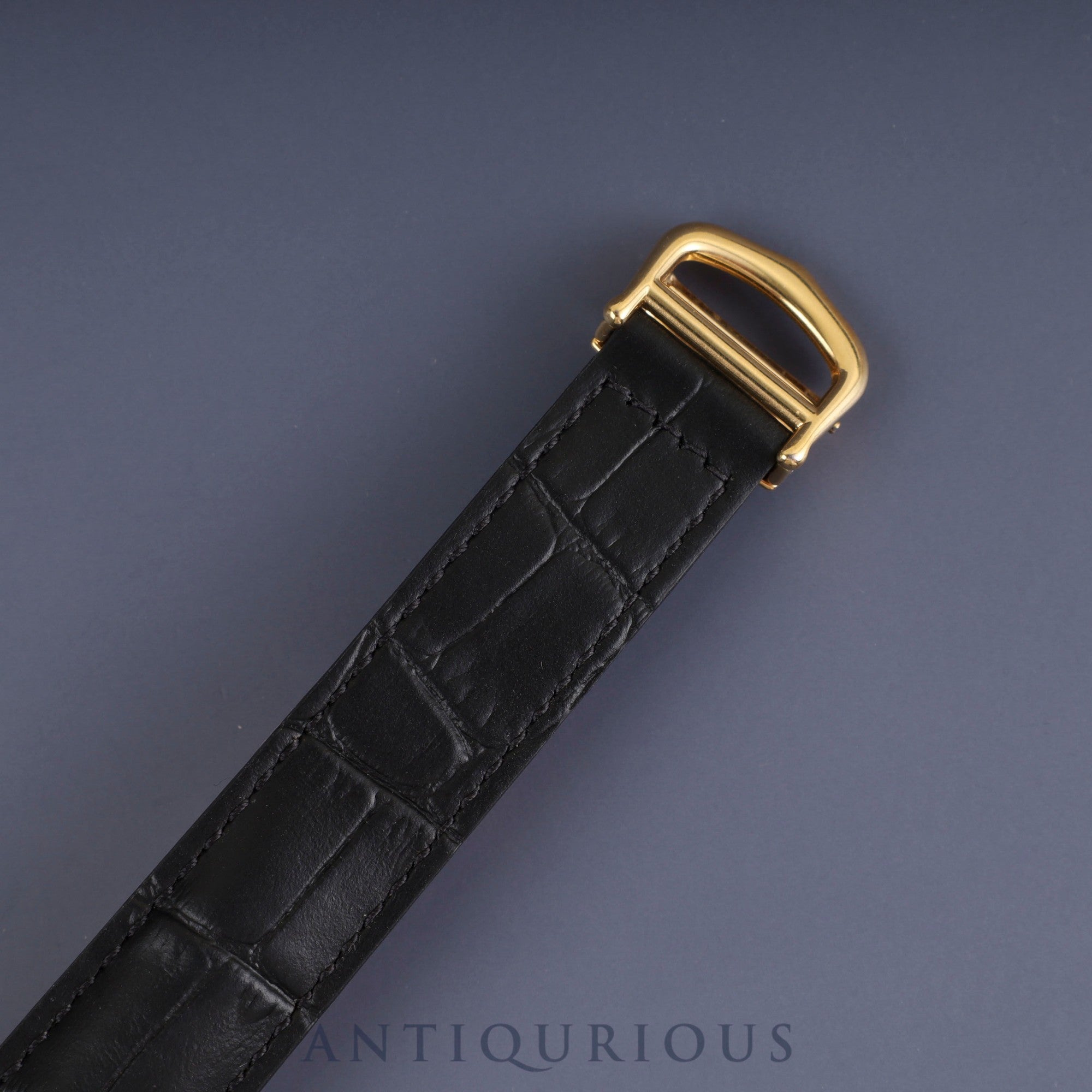 Cartier Must Tank LM W1002754 / 1615 Quartz Cal.90 SV925 Leather Genuine D-buckle (GP) Ivory Roman dial 1996-1998 Overhauled