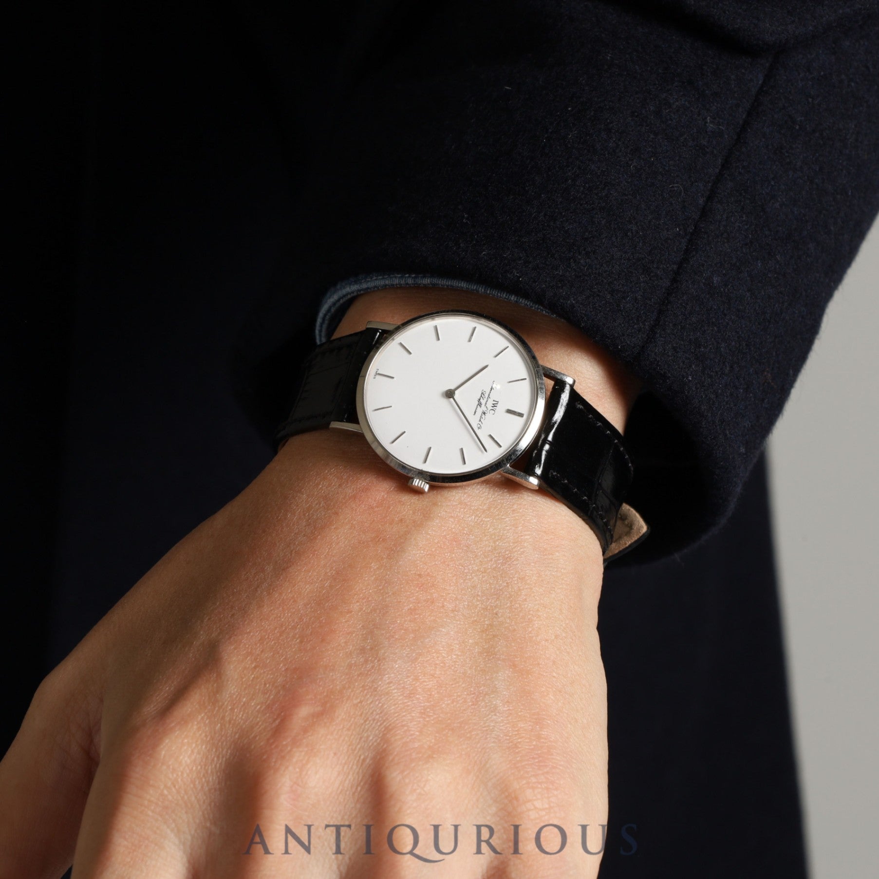 IWC Portofino IW201003 Manual winding Cal.1852 750 Leather Genuine buckle (SS) White dial Overhauled IWC