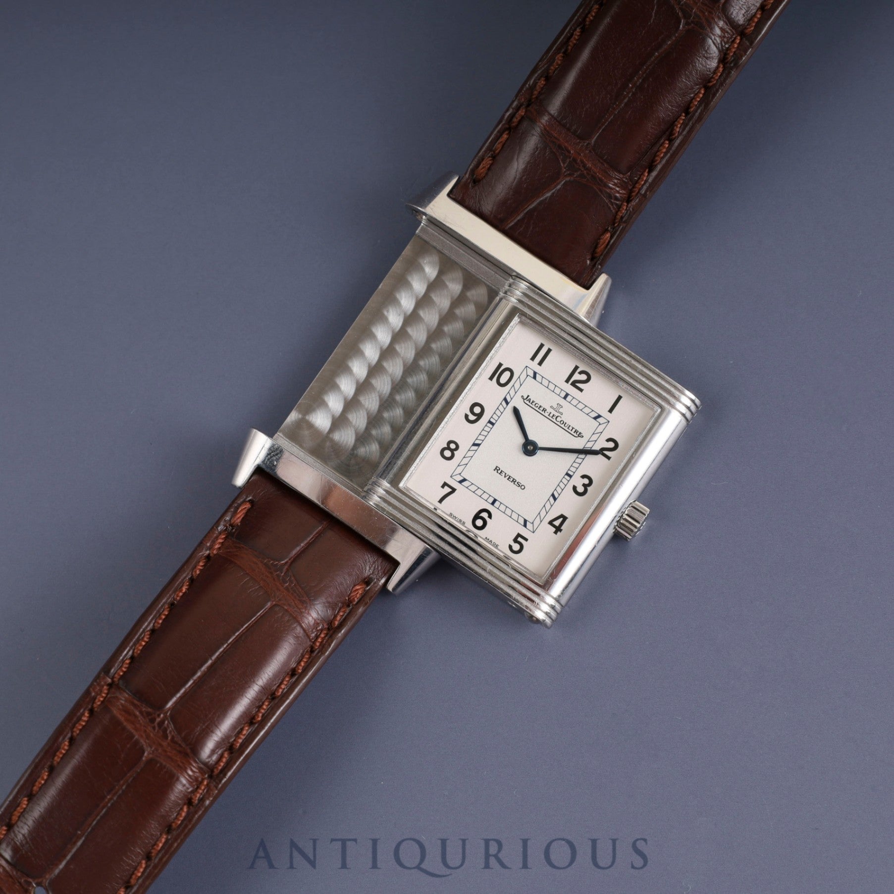 Jaeger-LeCoultre Reverso Classic Q2508412 / 252.8.86 Manual winding Cal.846/1 SS Genuine leather strap Genuine buckle (SS) Silver dial Box Booklet Warranty card (2015) Cloth Genuine replacement strap Overhauled