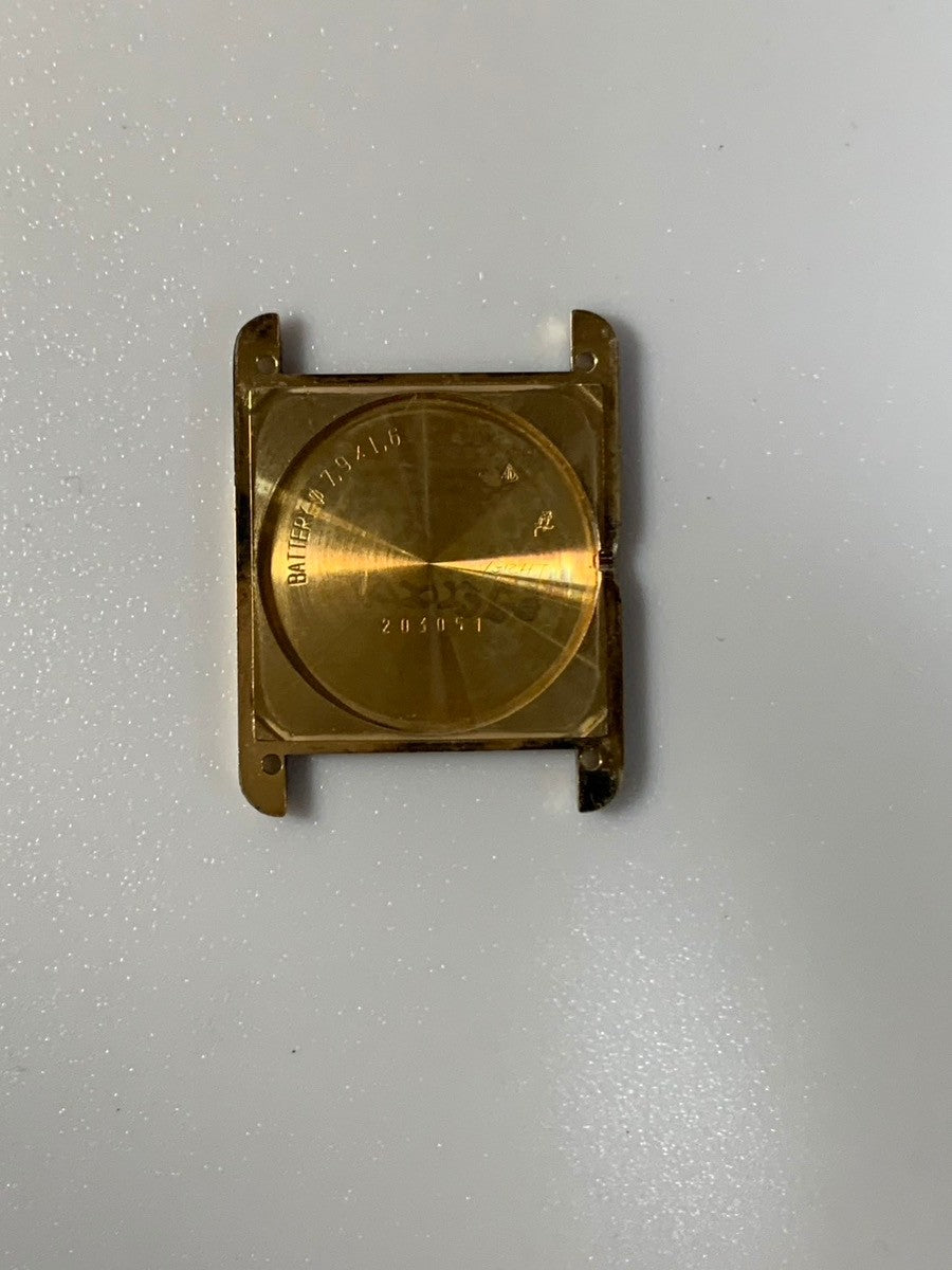 カルティエ マストタンク LM W1002754 / 1615 クォーツ SV925 革 純正ピンバックル(GP) アイボリーローマン文字盤(SWISS MADE表記)カルティエブティックにてコンプリートサービス(フルメンテナンス)済み