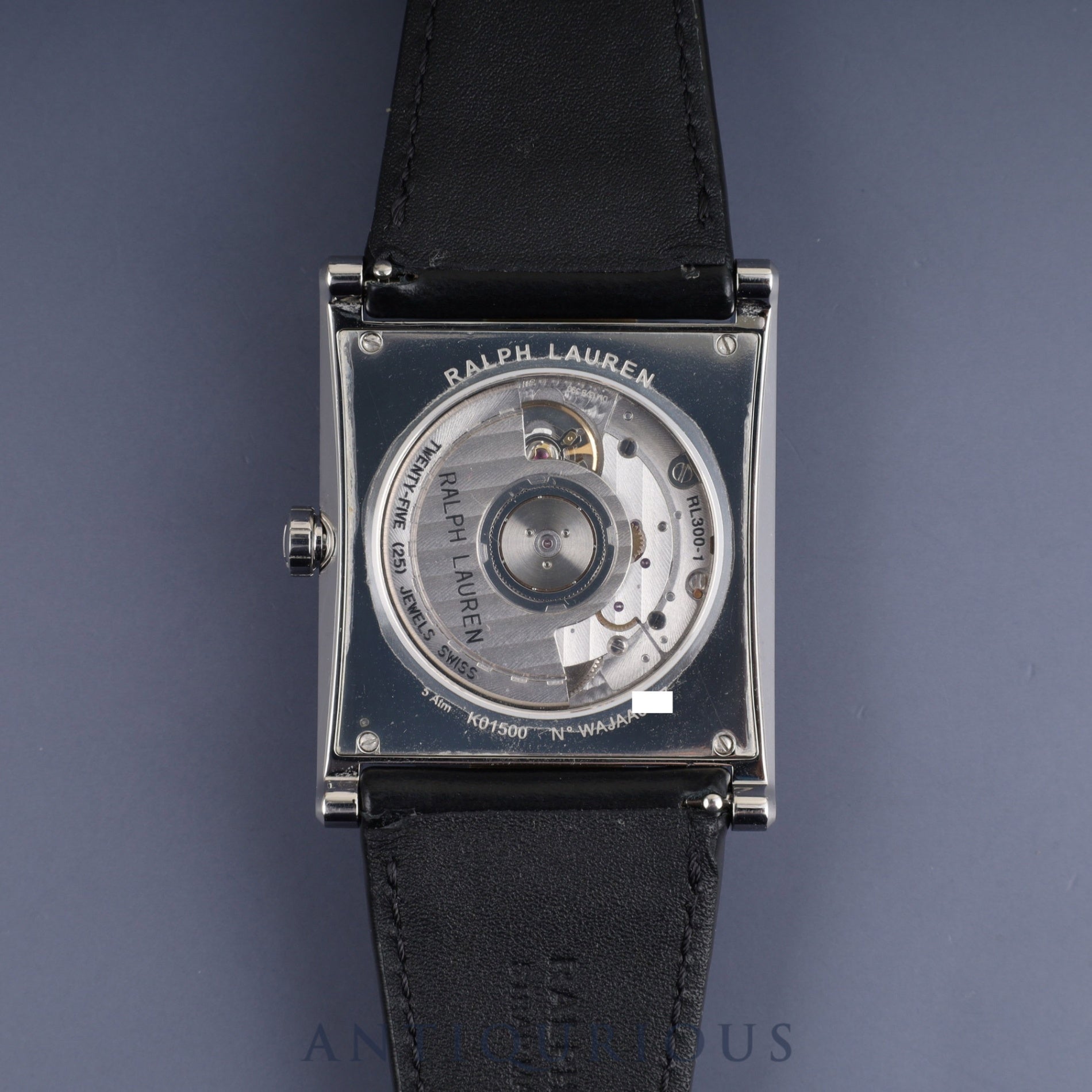 ラルフローレン RL867 35 MM 自動巻き Cal.RL300-1  SS 純正革ベルト 純正尾錠(SS)ブラック文字盤 箱 オーバーホール済み