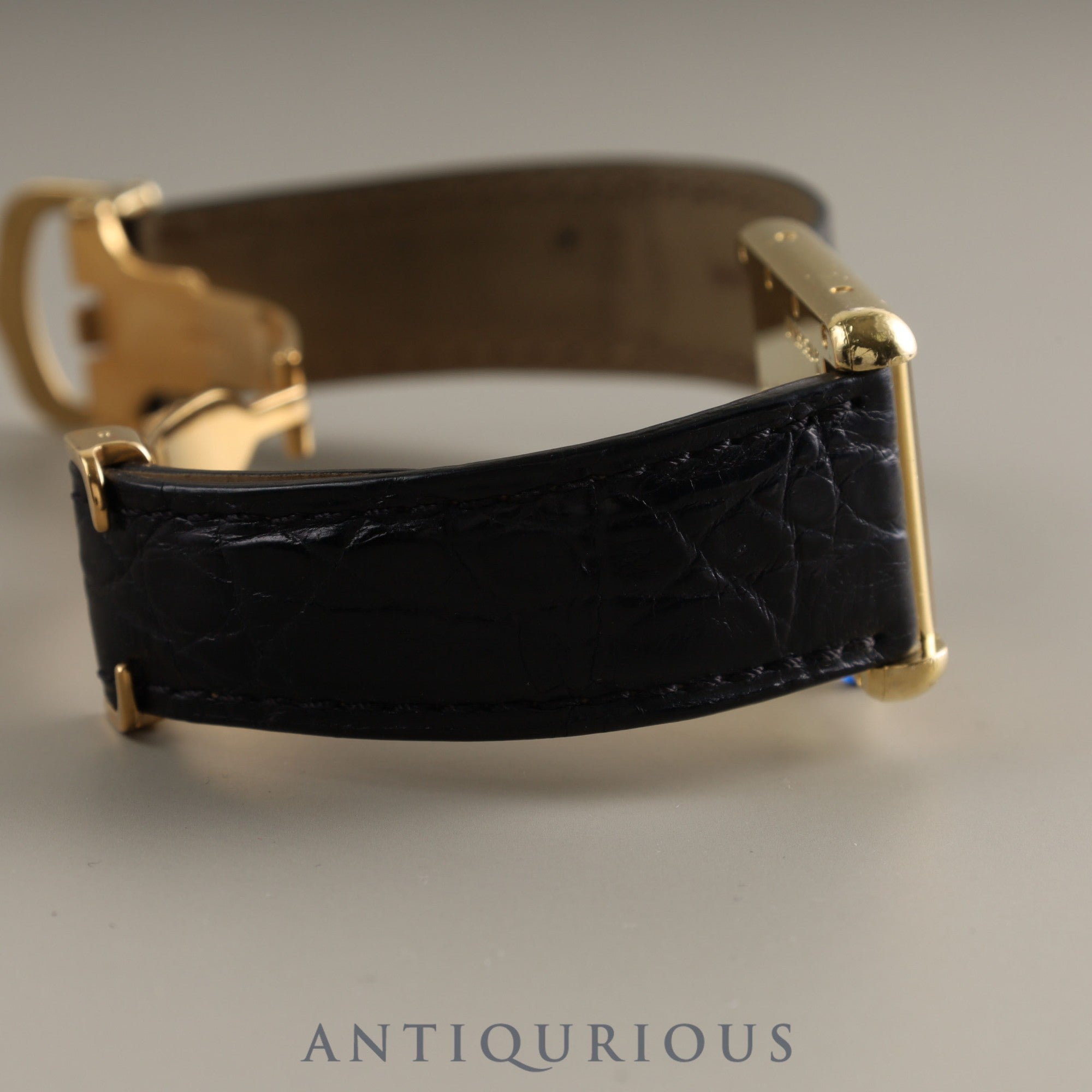 Cartier Must Tank GM (XL) Date QZ 2413 SV925 Leather Genuine Buckle Telephone Dial Dial Complete Cartier Boutique Service