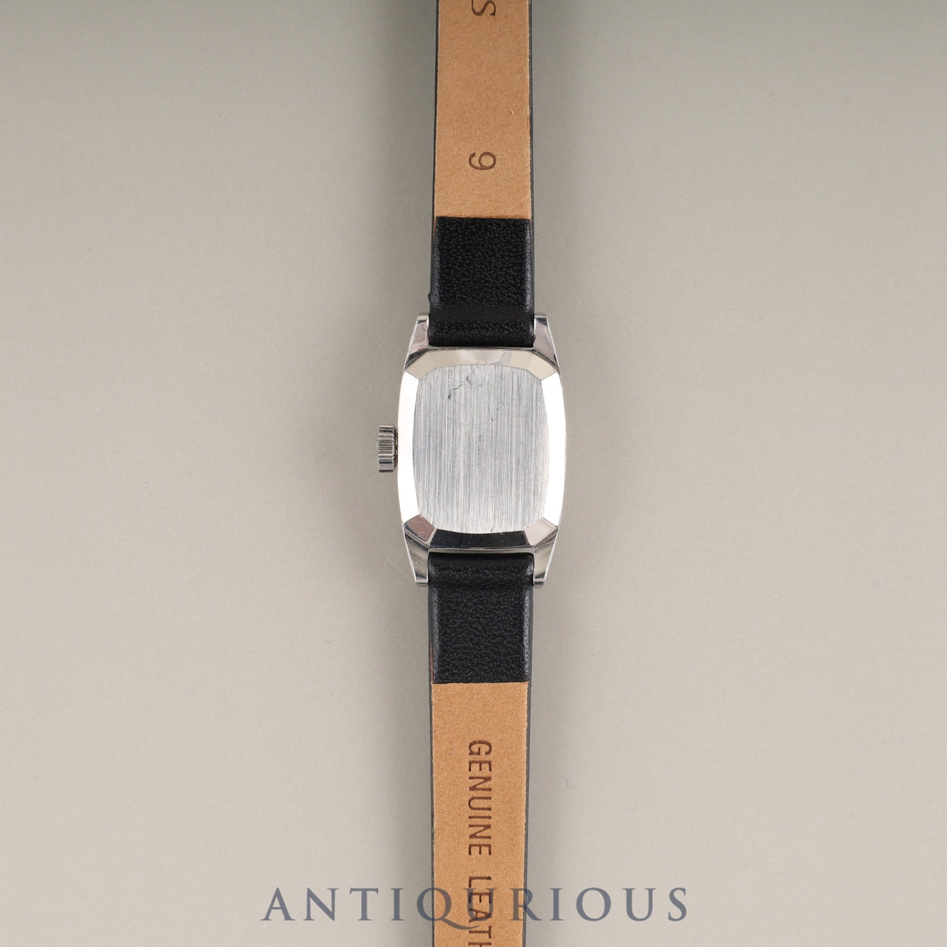 オメガ デ・ヴィル 手巻き SS 革 社外尾錠(SS)シルバー文字盤 オーバーホール済み