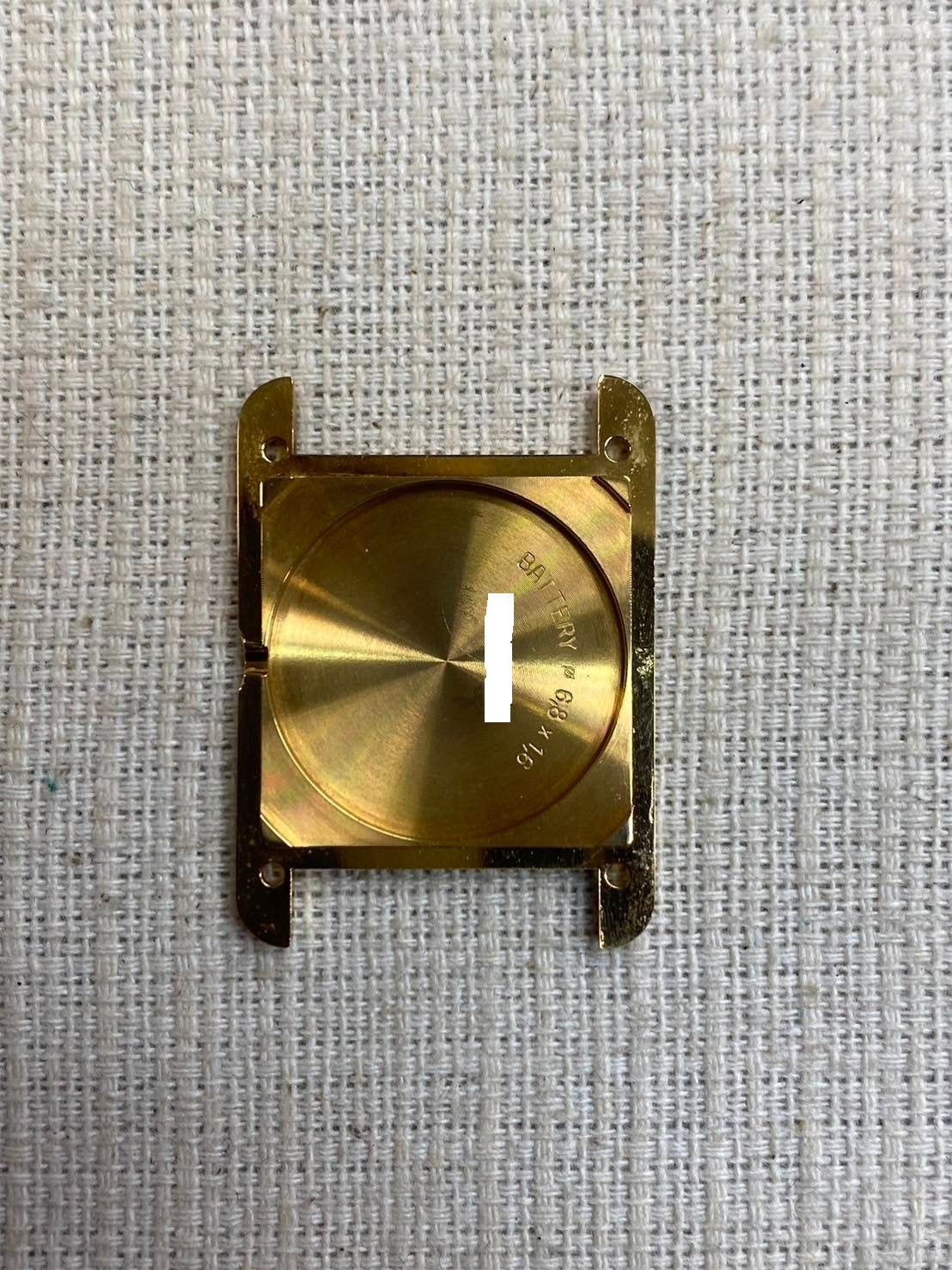 Cartier Must Tank SM QZ 5057001 Cal.057 SV925 Leather Genuine Buckle Rack Jump Roman Dial Overhauled