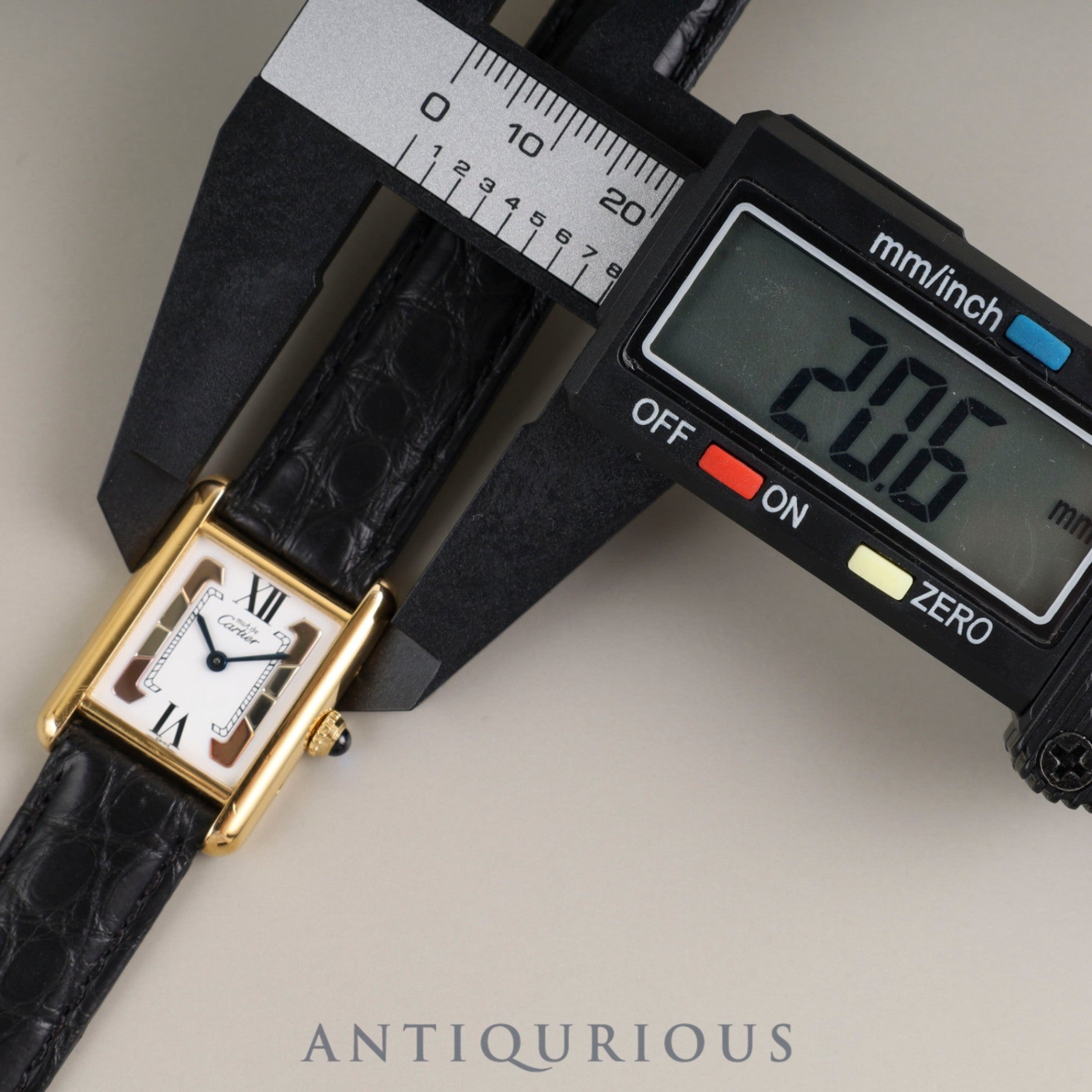 カルティエ マストタンク SM 1613 クォーツ Cal.957.06 SV925 革 純正Dバックル(GP) サイドトリニティ文字盤 1996年頃〜1998年頃 オーバーホール済み