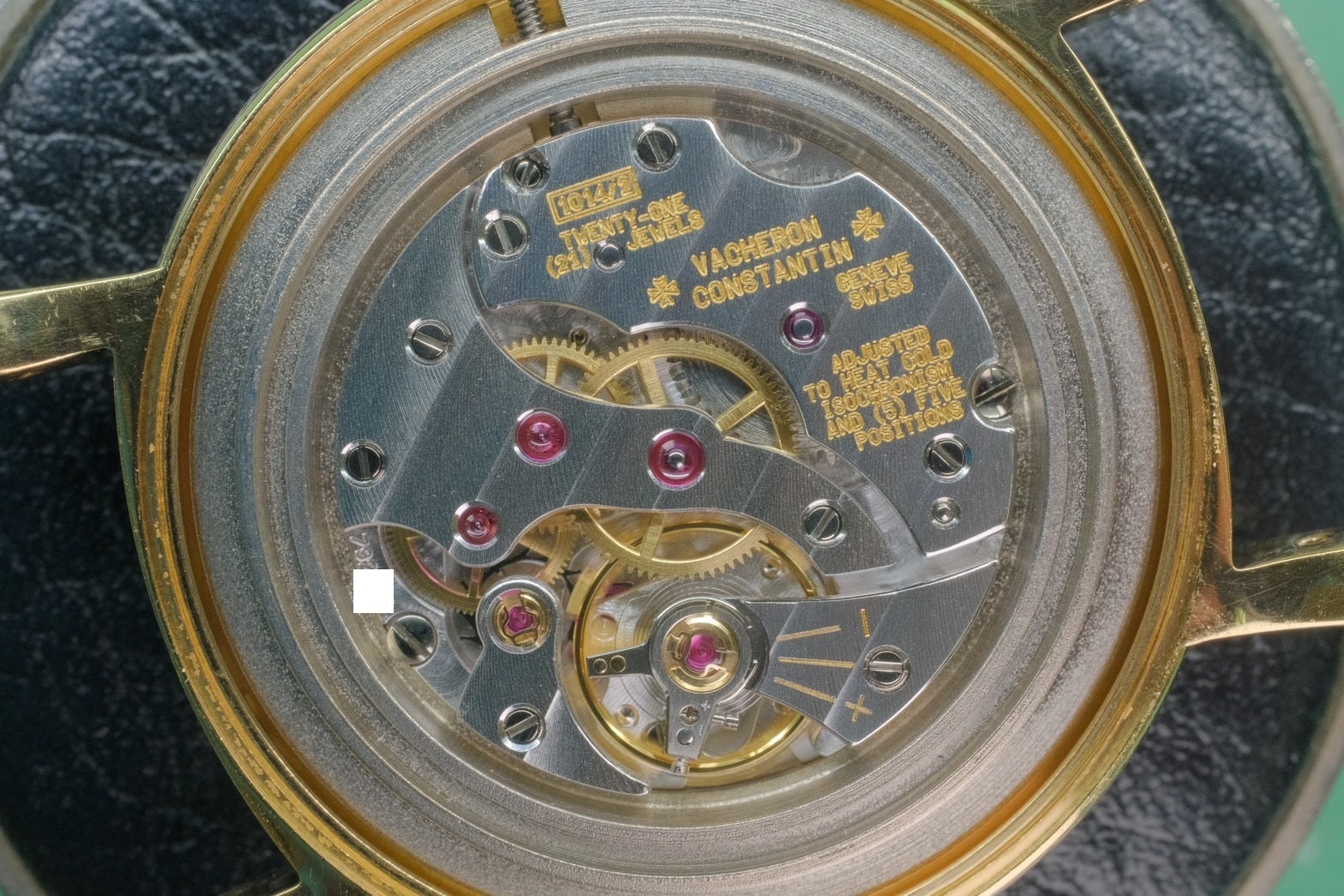ヴァシュロン・コンスタンタン リール 92060 / 000J-4 手巻き Cal.1014/2 750 革 純正尾錠(750)シルバーローマン文字盤 ケース 保証書(日付無し)オーバーホール済み