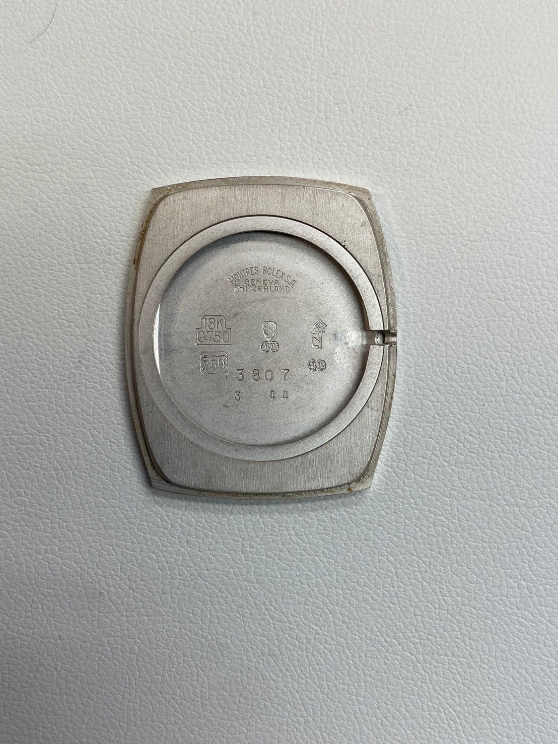 Rolex Cellini 3807 Manual winding Cal.1601 750 Leather Genuine buckle (SS) Blue gradient dial No. 69 (1980) Overhauled