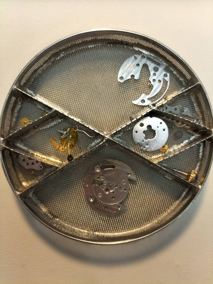 カルティエ マスト ヴァンドーム VLC SM 590004 クォーツ Cal.90 SV925 革 純正Dバックル(GP)アラビア文字盤 オーバーホール済み