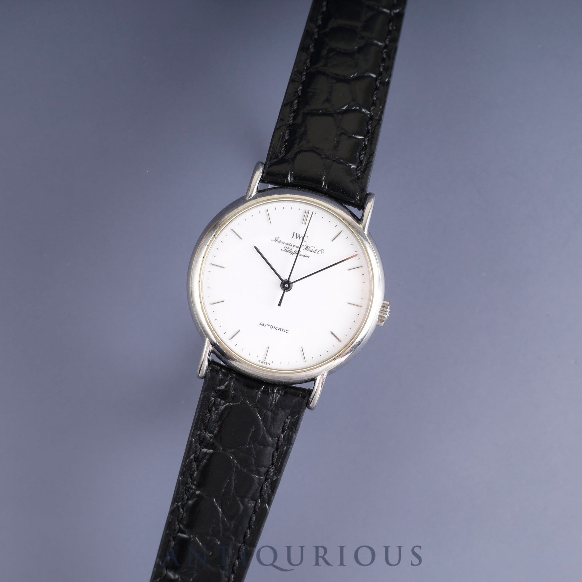 IWC Portofino IW351403 Automatic Cal.37521 SS Leather Genuine Buckle (SS) White Dial Overhauled IWC