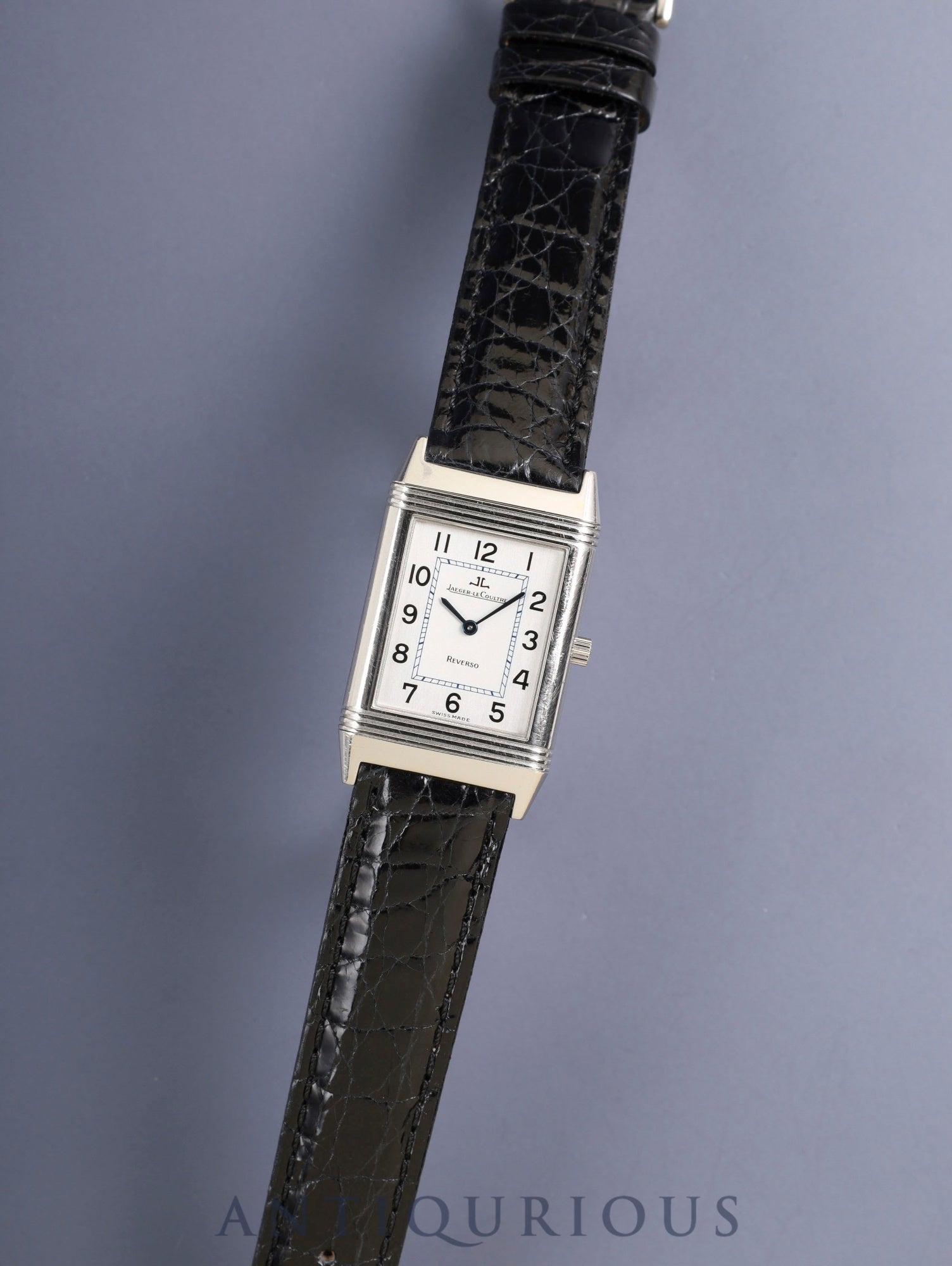 ジャガー・ルクルト レベルソ クラシック 250.8.86 / Q2508420 手巻き Cal.846-1 SS 革 純正尾錠(SS) シルバーアラビア文字盤 オーバーホール済み