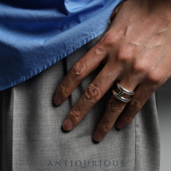 エルメス リング オスモズ PM SV925 #52 箱 21年刻