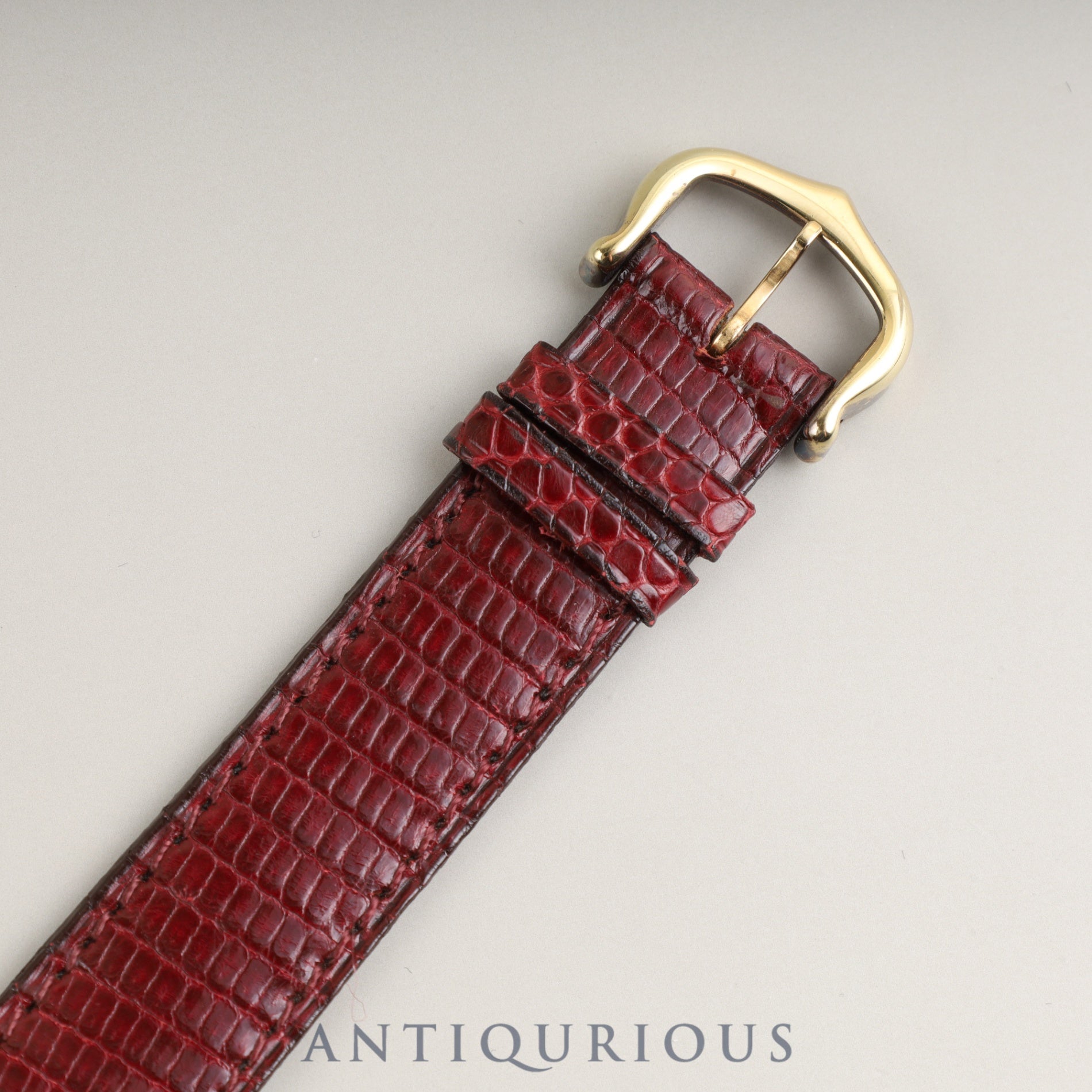 Cartier Must Tank SM Manual winding SV925 Genuine leather strap Genuine buckle (GP) Garnet dial Bordeaux dial Overhauled