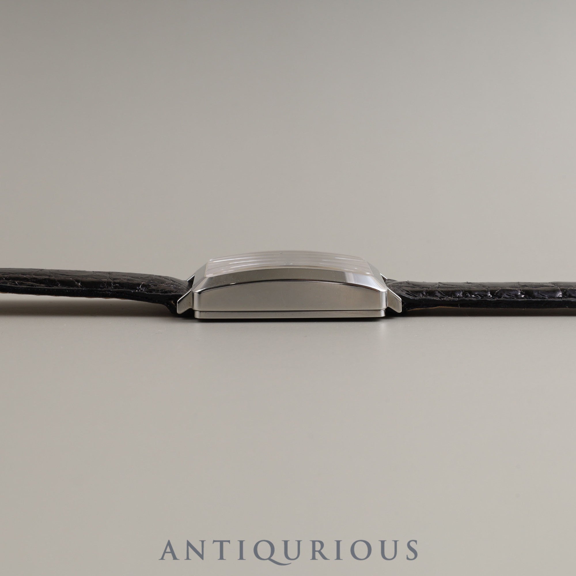 Dunhill Centenary, manual winding, stainless steel, leather, silver dial, overhauled