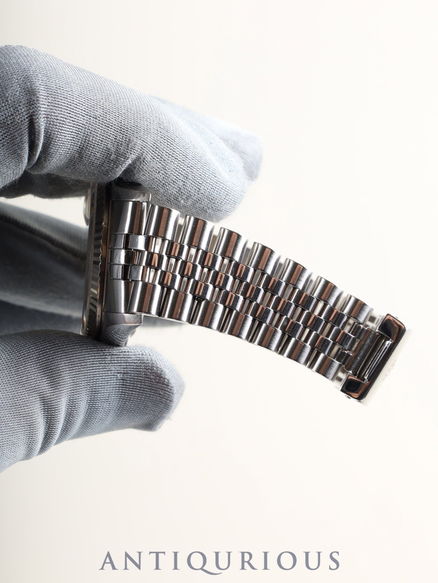 Rolex Datejust 16234 Automatic Caliber 3135 Stainless Steel/White Steel Silver Dial K Series (2001) Overhauled