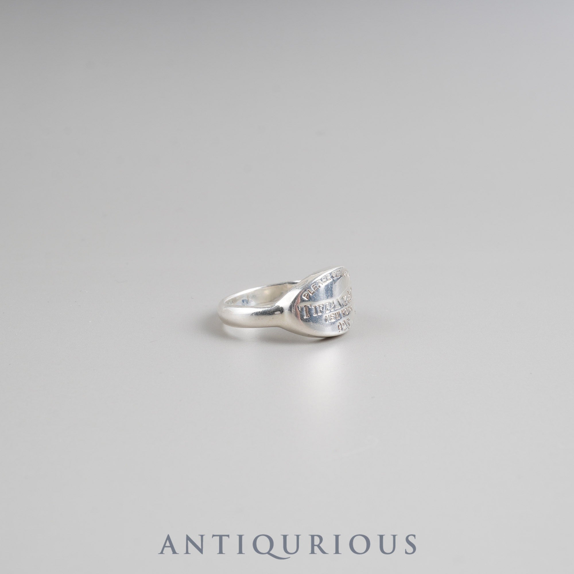 Tiffany Ring Return to Tiffany Oval SV925 Size 9.5