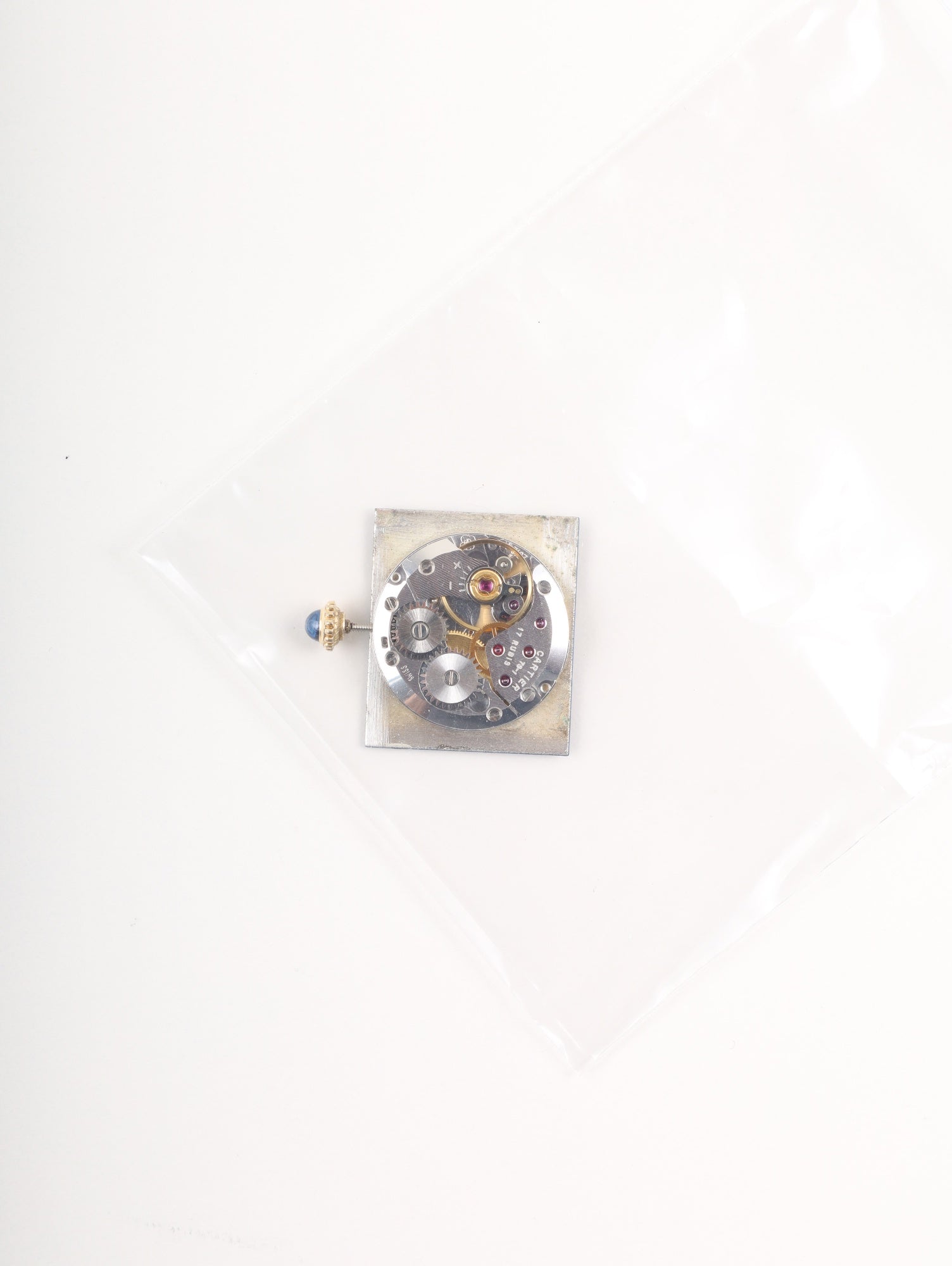 カルティエ マストタンク LM 手巻き Cal.78-1 SV925 革 純正尾錠(GP) ラピスラズリ文字盤(SWISS表記) オーバーホール済み 新品仕上げ済み