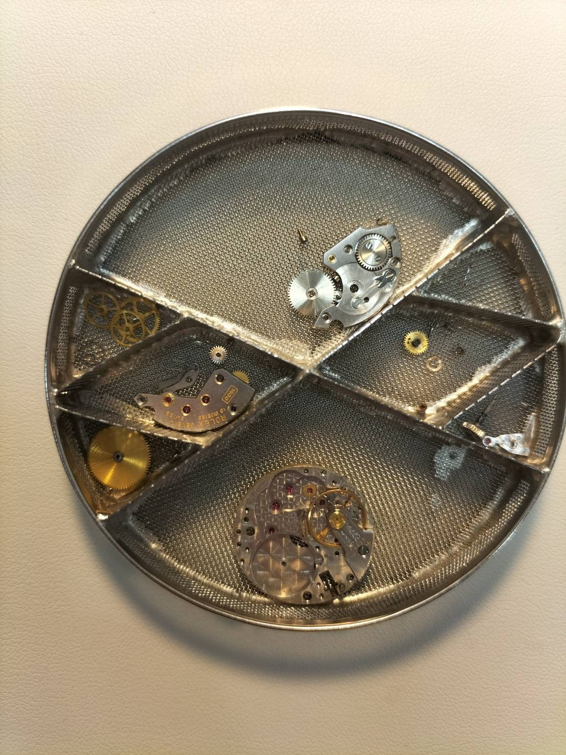 Rolex Cellini 4014 Manual winding Cal.1600 750 Leather Genuine buckle (GP) Silver dial No. 39 (1973) Overhauled