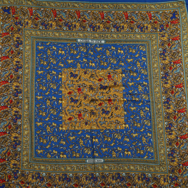 エルメス カレ ジェアン インドの狩猟 カシミア/SILK