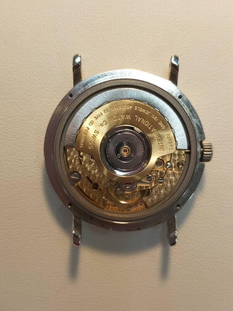 IWC ポートフィノ 3513 自動巻き Cal.37521 SS 純正革ベルト 純正尾錠(SS)ホワイト文字盤 冊子 保証書(1990年) オーバーホール済み アイダブリュシー