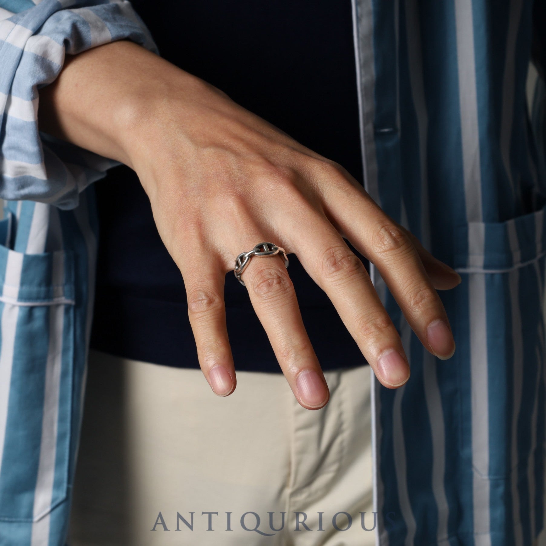 エルメス リング シェーヌダンクル アンシェネ SV925 #55