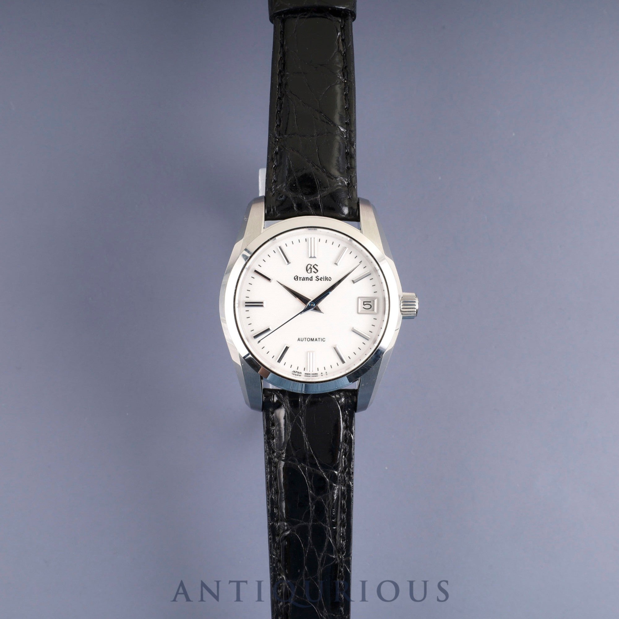 セイコー グランドセイコー SBGR287/9S65-00B0 自動巻き Cal.9S65 SS 革 純正バックル(SS) ホワイト文字盤 カード ケース 冊子 箱 保証書(2020年)オーバーホール済み