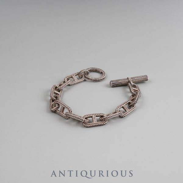 ティファニー ブレスレット テクスチャード アンカーチェーン トグル ヴィンテージ SV925