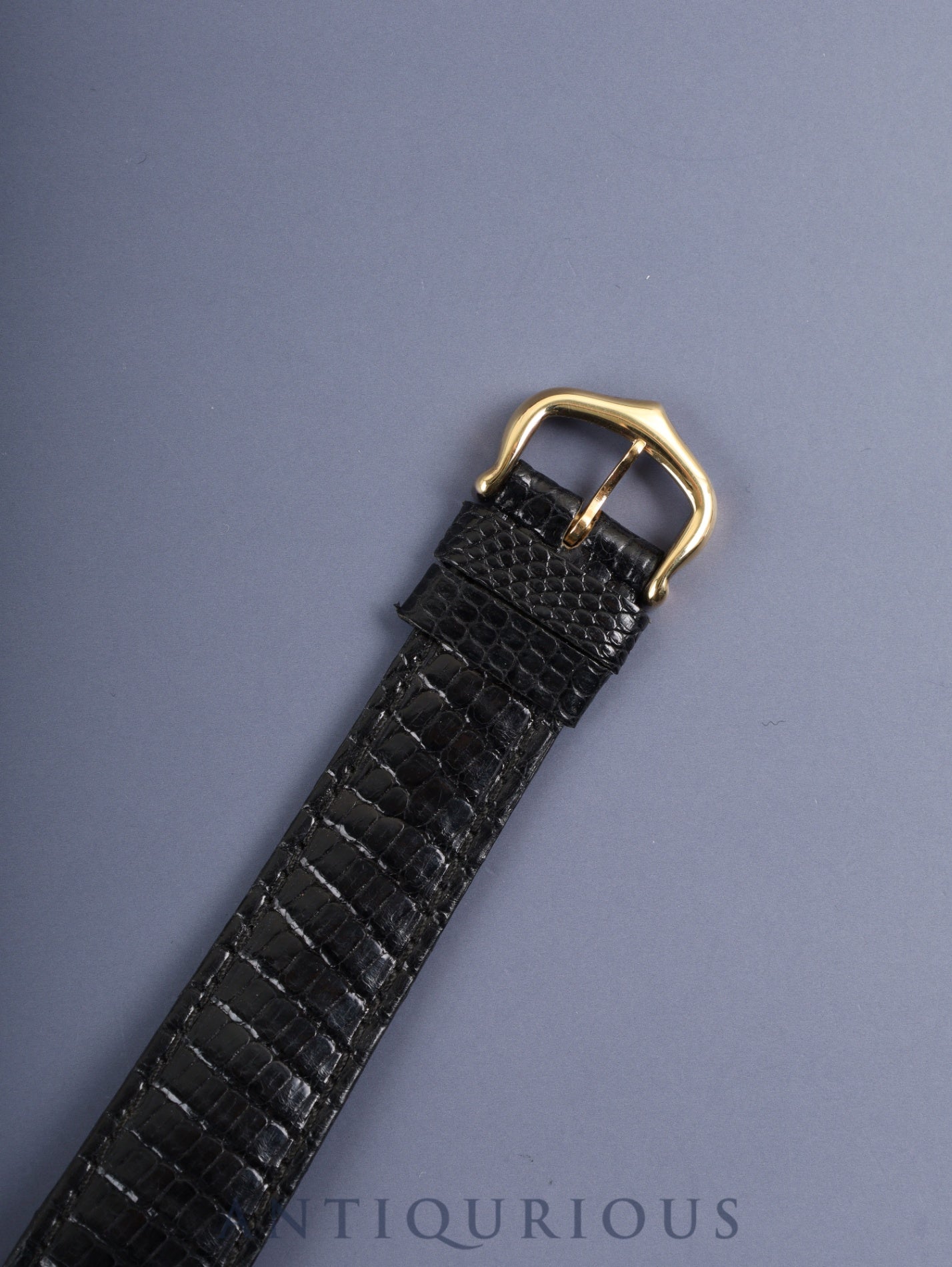 カルティエ マストタンク LM 手巻き SV925 純正革ベルト 純正尾錠(GP) ブラックローマン文字盤 オーバーホール済み