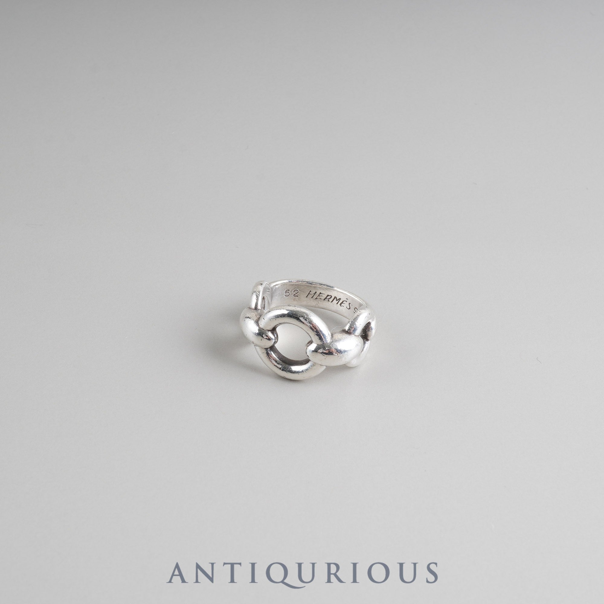 Hermes Ring Horsebit SV925 #52