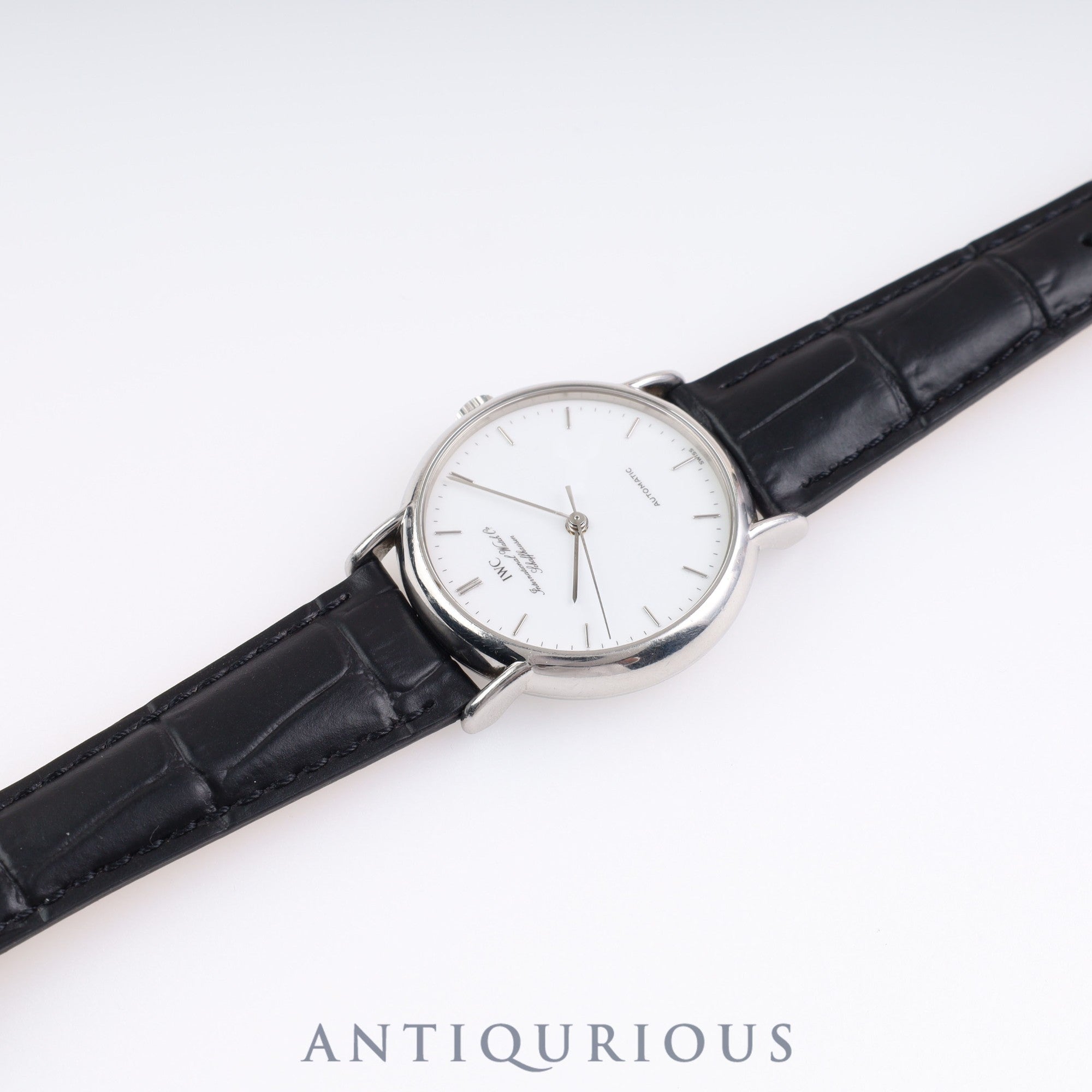 IWC ポートフィノ IW351403 自動巻き SS 革 ホワイト文字盤 アイダブリュシー