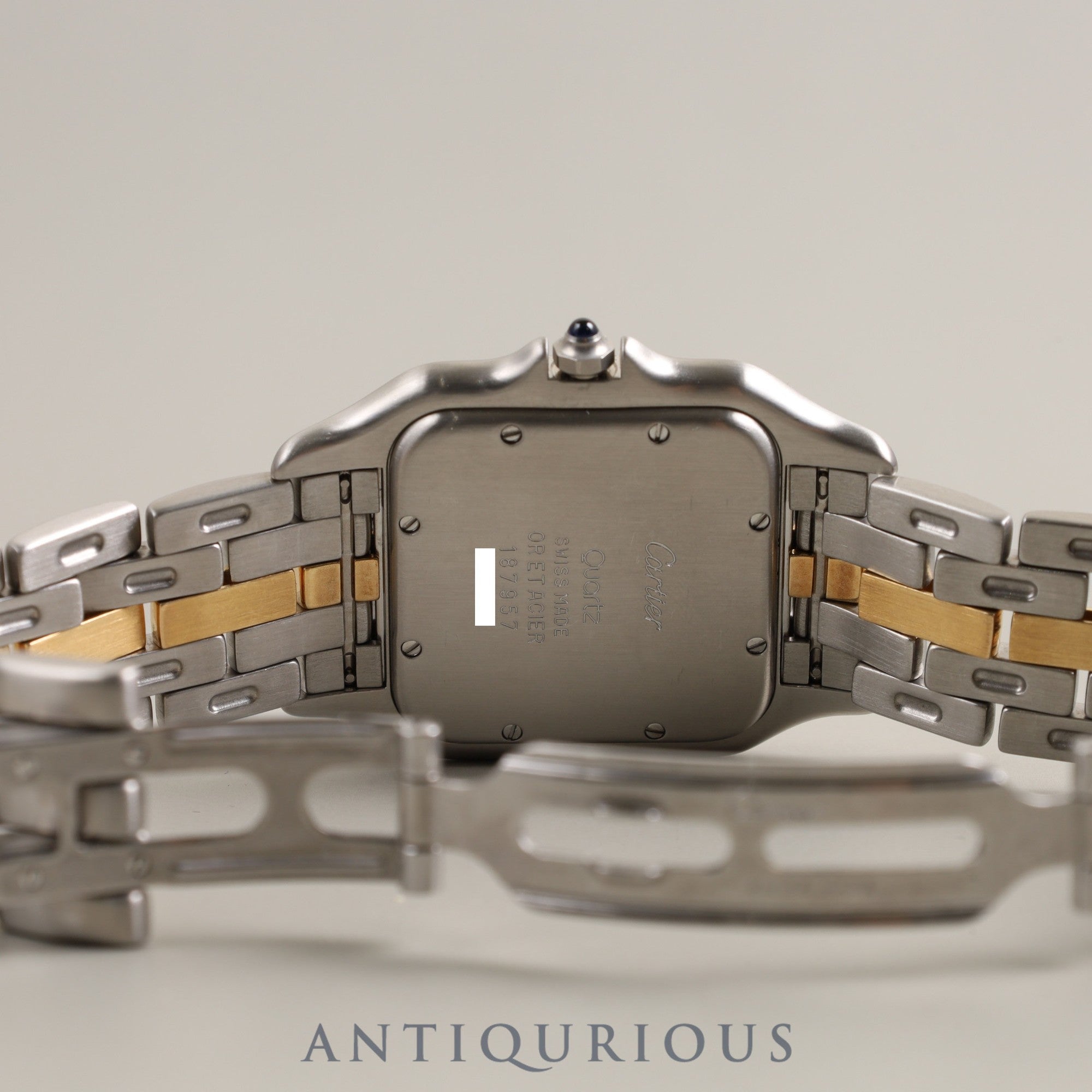 Cartier Panthere LM W25027B5 / 187957 Quartz SS/YG SS/YG Ivory Roman dial Box and booklet Complete Cartier boutique service completed