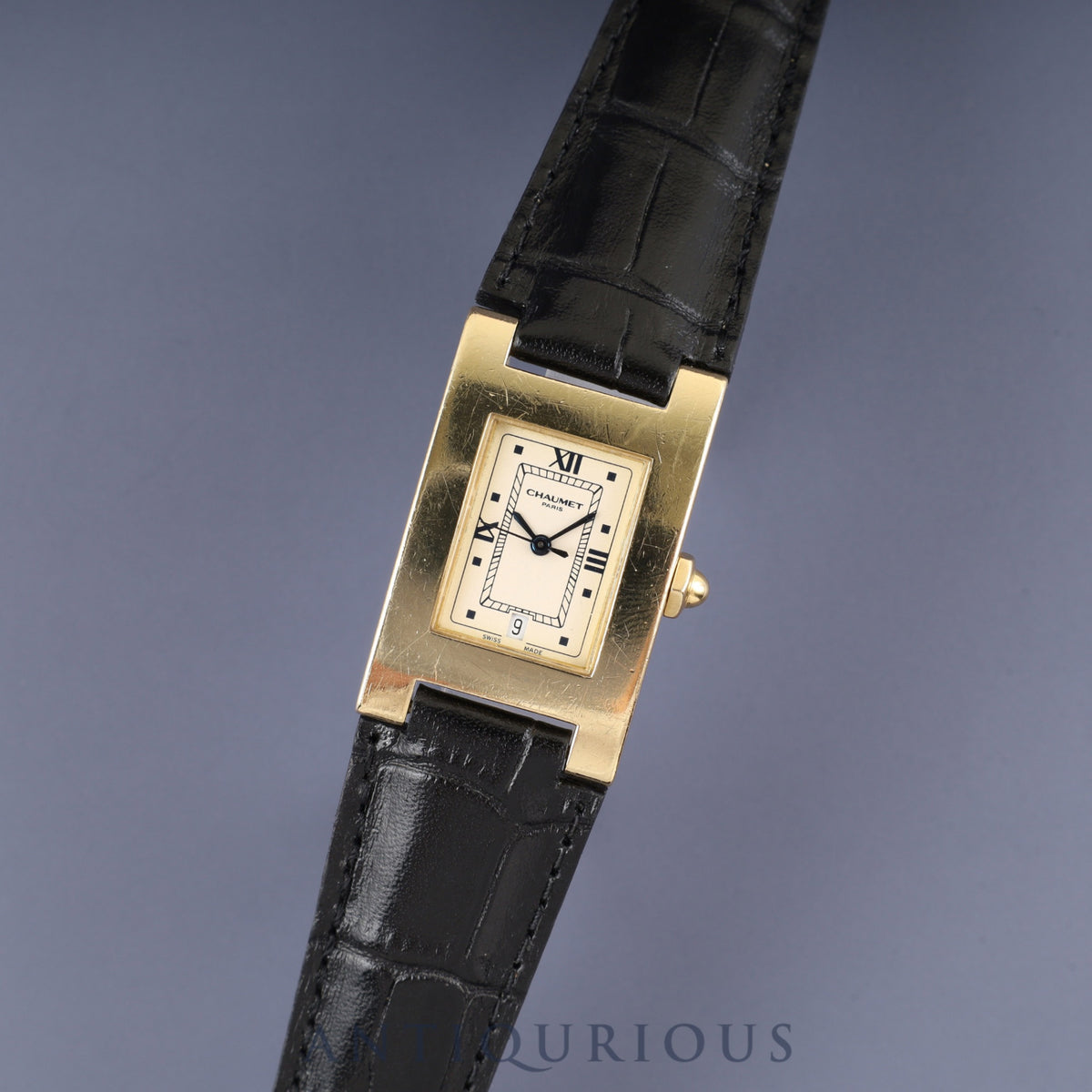 Chaumet Style de Chaumet 750 Quartz Cal.- 750YG Genuine Pin Buckle (GP) Ivory Dial Overhauled