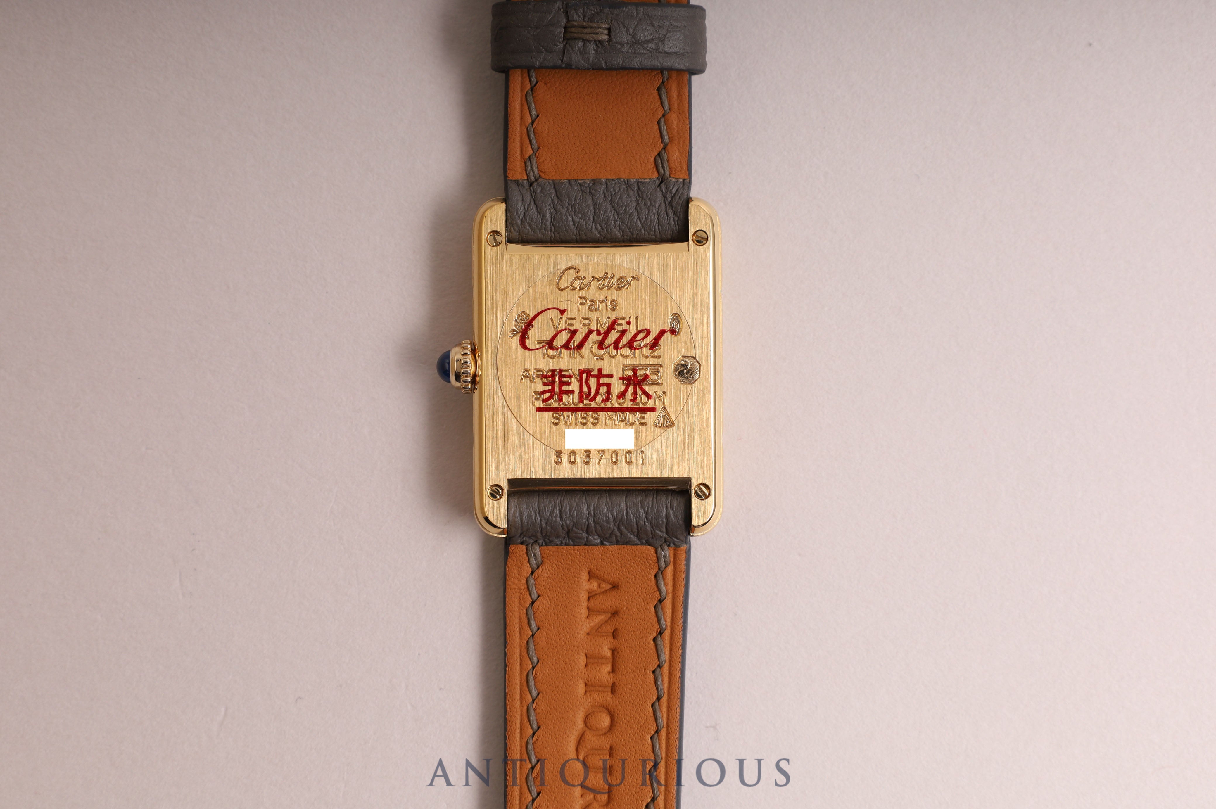 カルティエ マストタンク SM QZ アイボリーローマン文字盤 5057001 コンプリートサービス 新品仕上げ済み