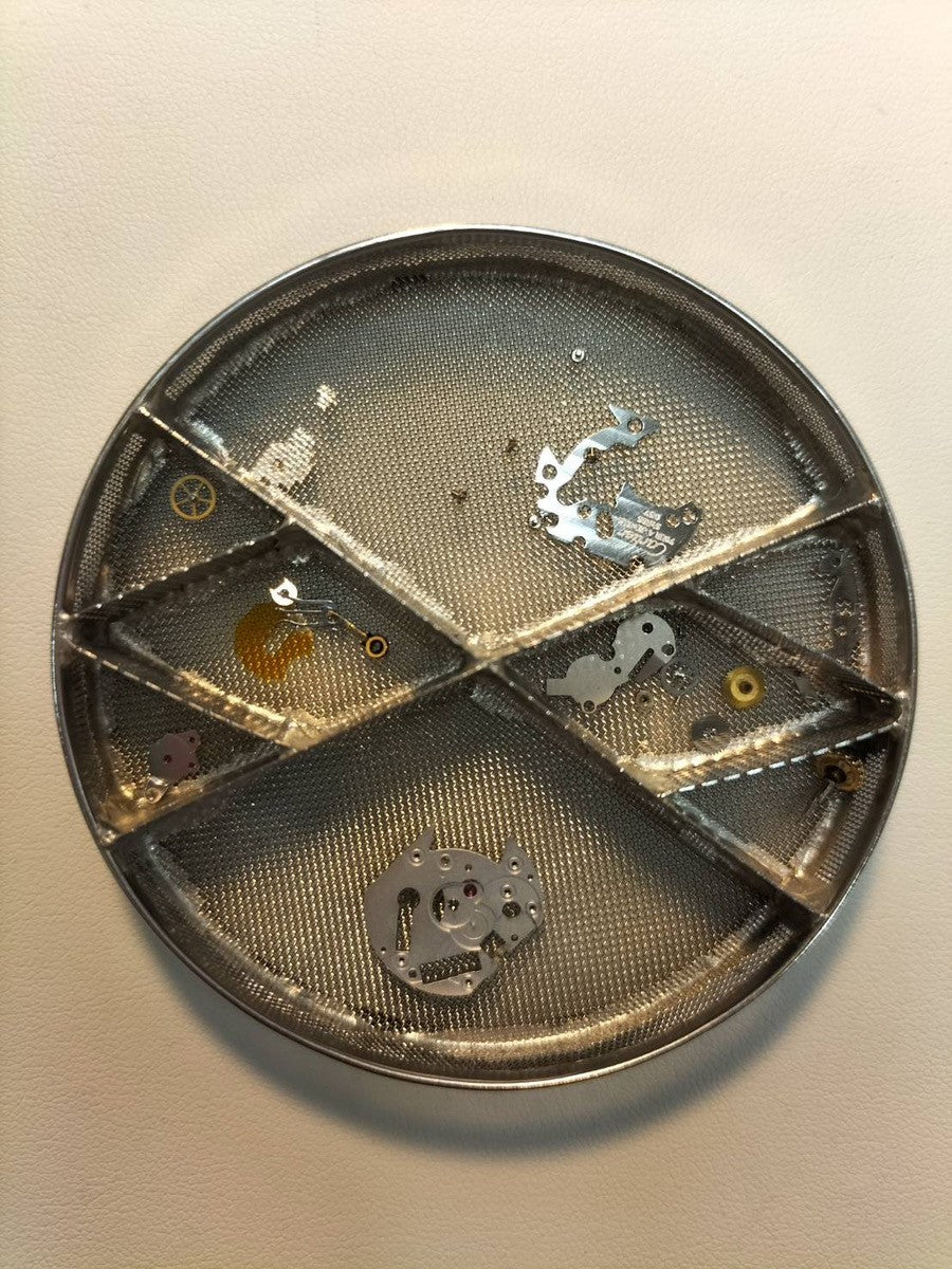 カルティエ マストタンク SM 5057001 クォーツ Cal.057 SV925 革 純正尾錠(GP) アイボリーローマン文字盤 オーバーホール済み