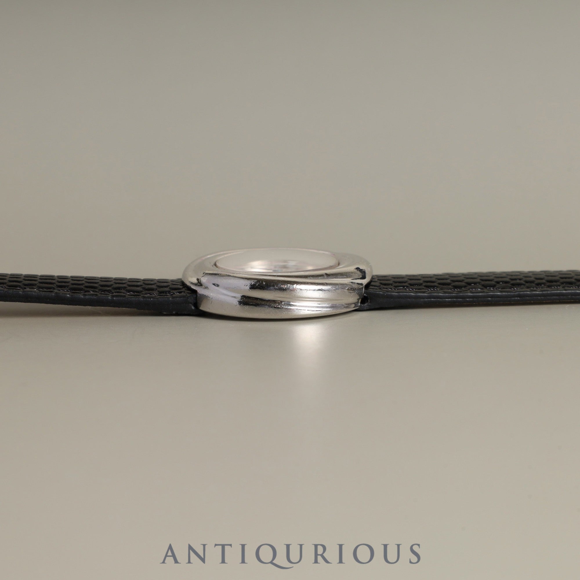 Cartier Must Trinity W1014945 / 2439 Quartz Cal.157 SV925 Leather Genuine Buckle (SS) Silver Roman Dial Overhauled