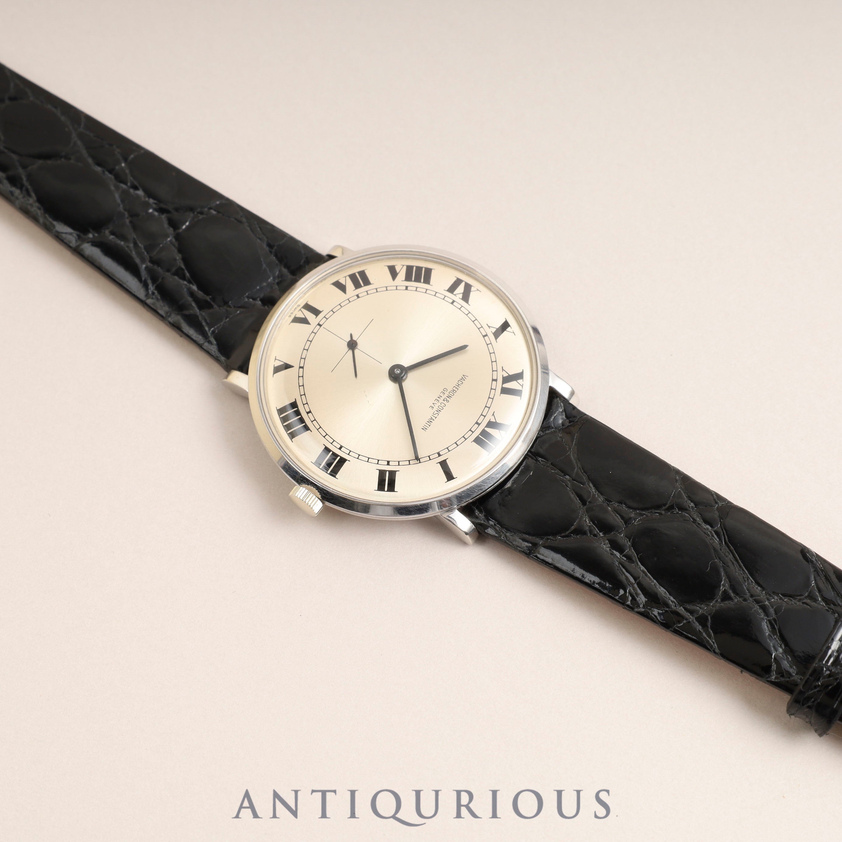 Vacheron Constantin Small Second 6319 Manual Winding Cal.K1001/1 WG Leather Silver Dial