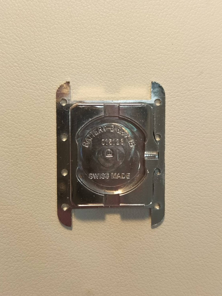 Cartier Must Tank MM W1014054 / 2416 Quartz Caliber 057 SV925 Leather Strap with Genuine D-Clasp (Stainless Steel) White Roman Dial (SWISS MADE) Overhauled