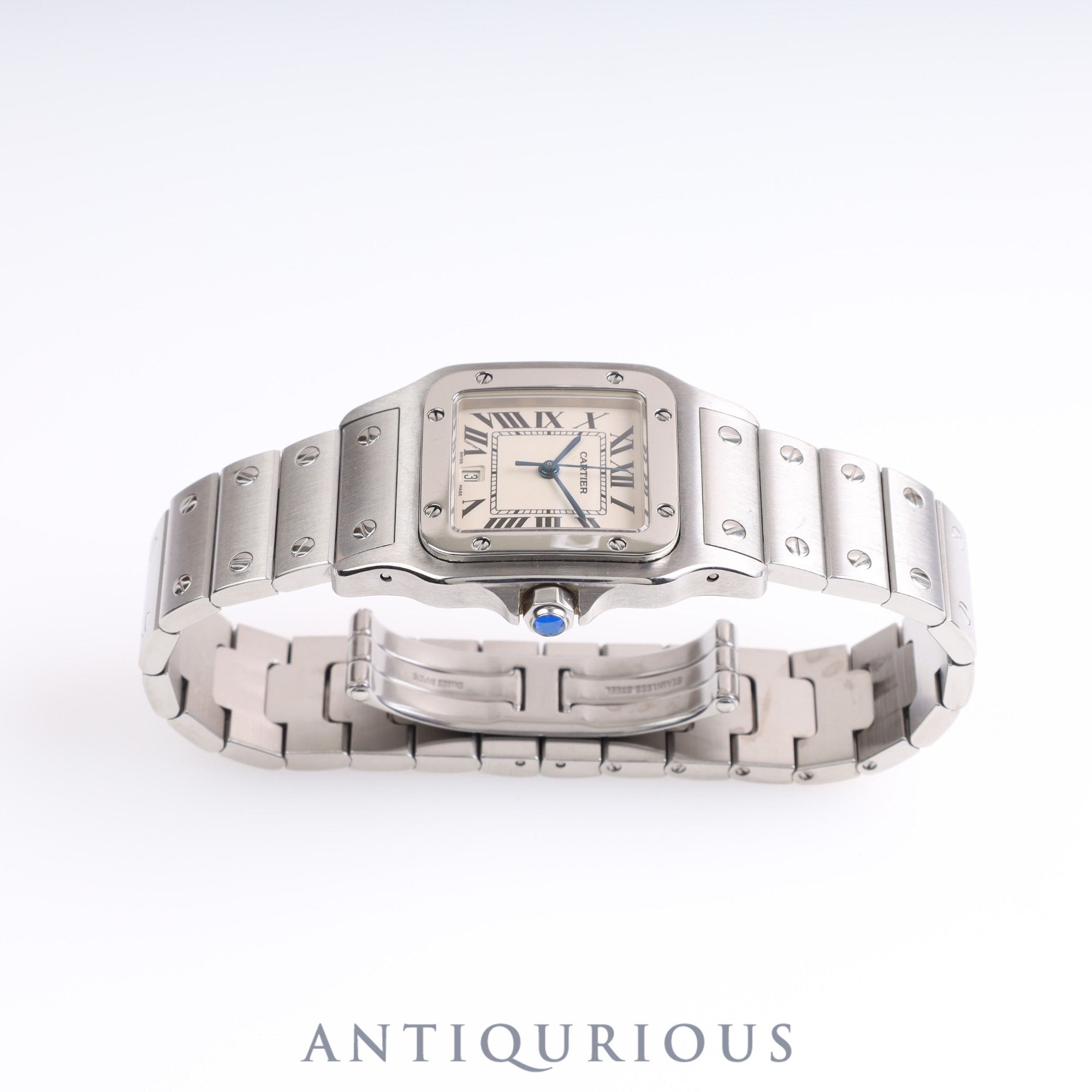 Cartier Santos Galbee LM W20060D6 Quartz SS SS Ivory Dial
