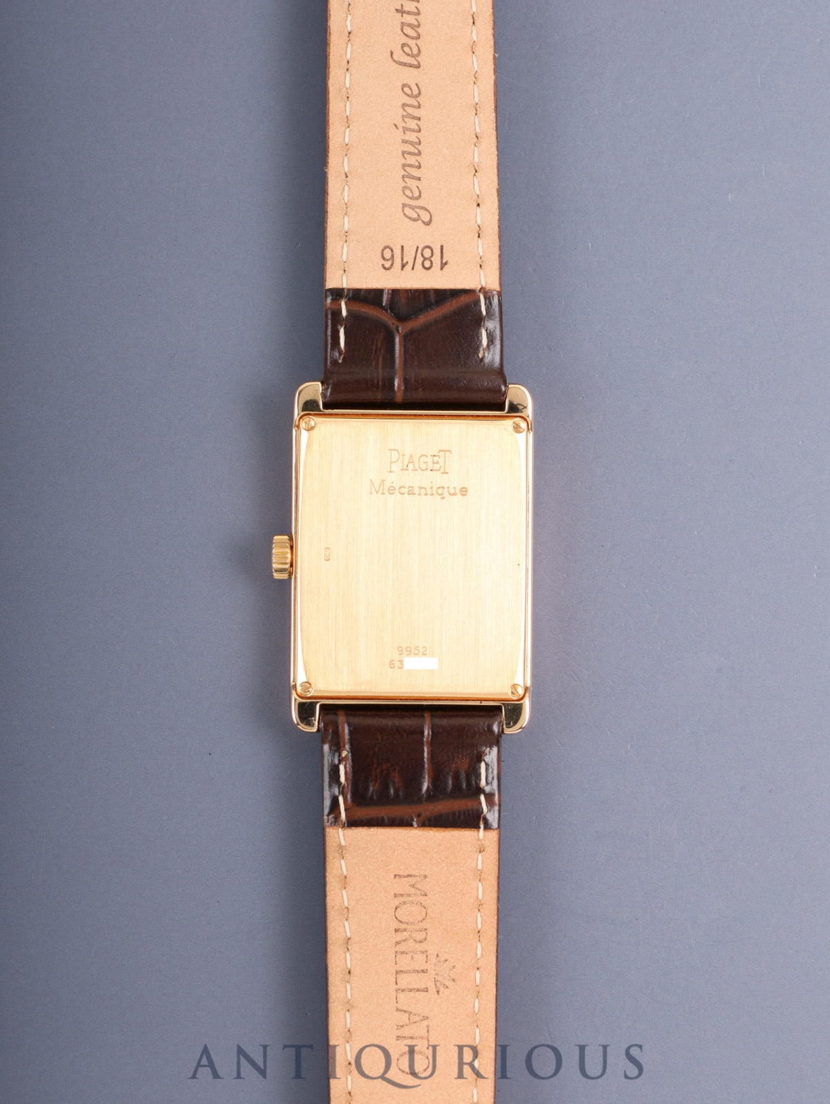 Piaget Altiplano 9952, Manual Wind, Cal. 9P2, 18K Pink Gold, Leather strap with original pin buckle (18K Pink Gold), Champagne dial with stylized Arabic numerals (SWISS signed), overhauled.