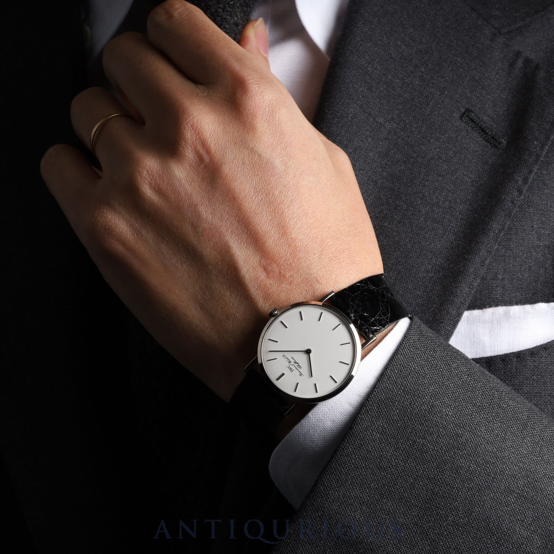 IWC Portofino IW201003 Manual winding Cal.1852 750 Leather Genuine buckle (SS) White dial Overhauled IWC