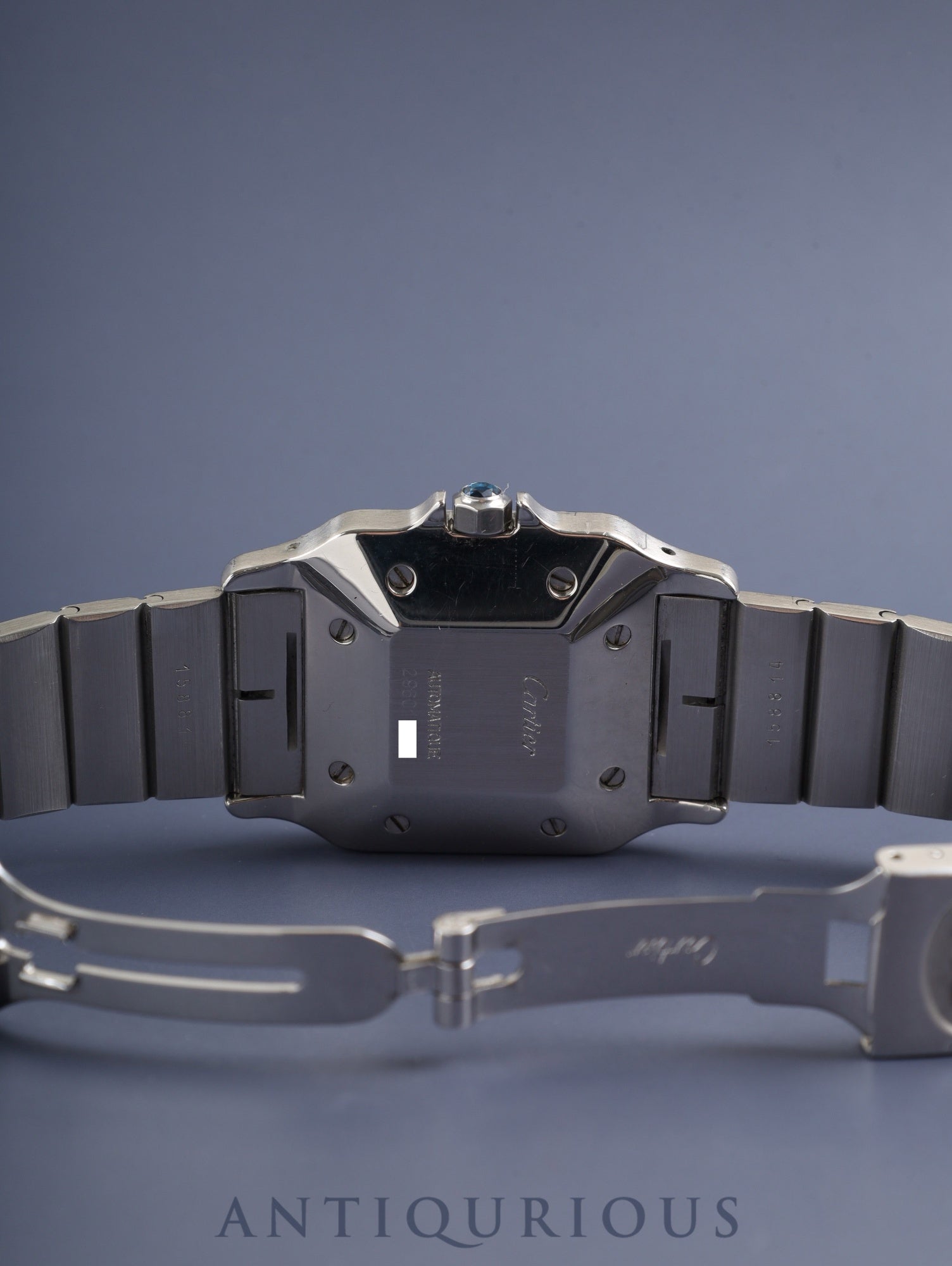 カルティエ サントス ガルベ LM 2960 自動巻き Cal.ETA2671 SS SS ホワイトローマン文字盤 箱 冊子 オーバーホール済み