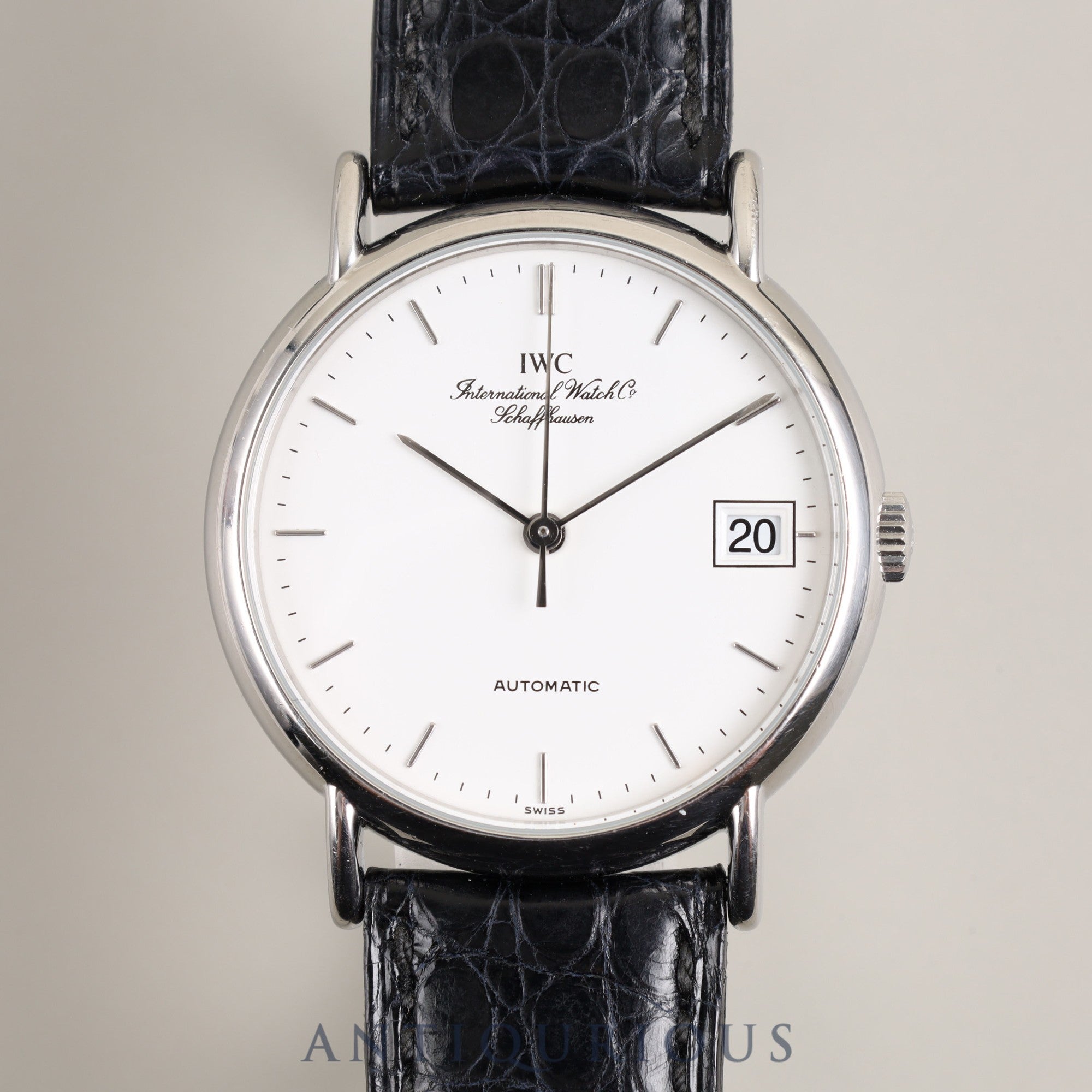IWC ポートフィノ IW351320 自動巻き Cal.30120 SS 純正ベルト 純正尾錠(SS)ホワイト文字盤 34mm 保証書(2004年)オーバーホール済み アイダブリュシー