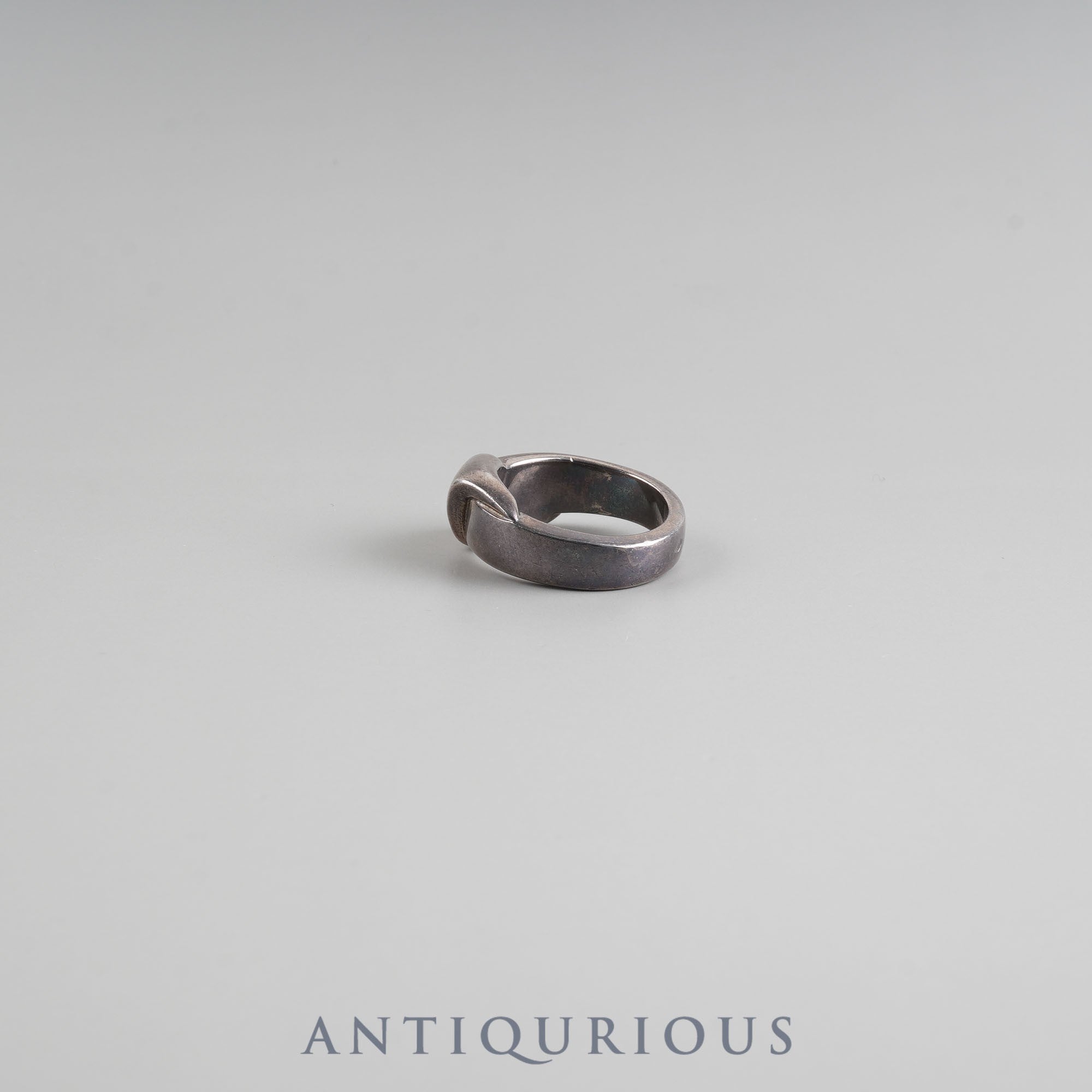 Hermes ring vintage SV925 size 10.5 ribbon motif