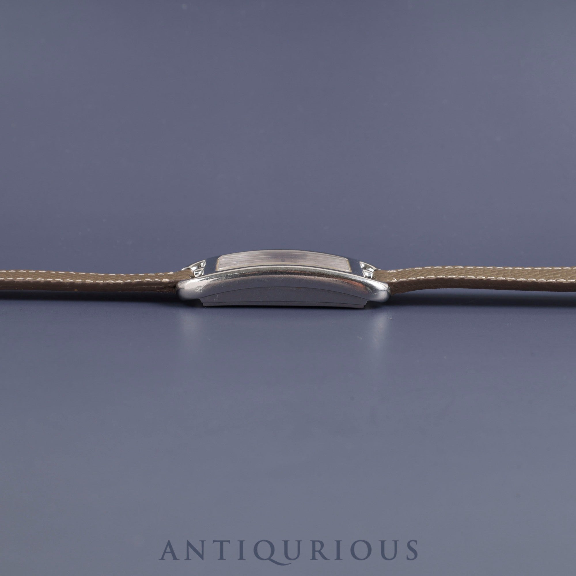 Hermes Cape Cod Dezone CC3-210 Quartz Cal.E01001 SS Leather Genuine Buckle (SS) Silver Dial Box Warranty (2014) Overhauled