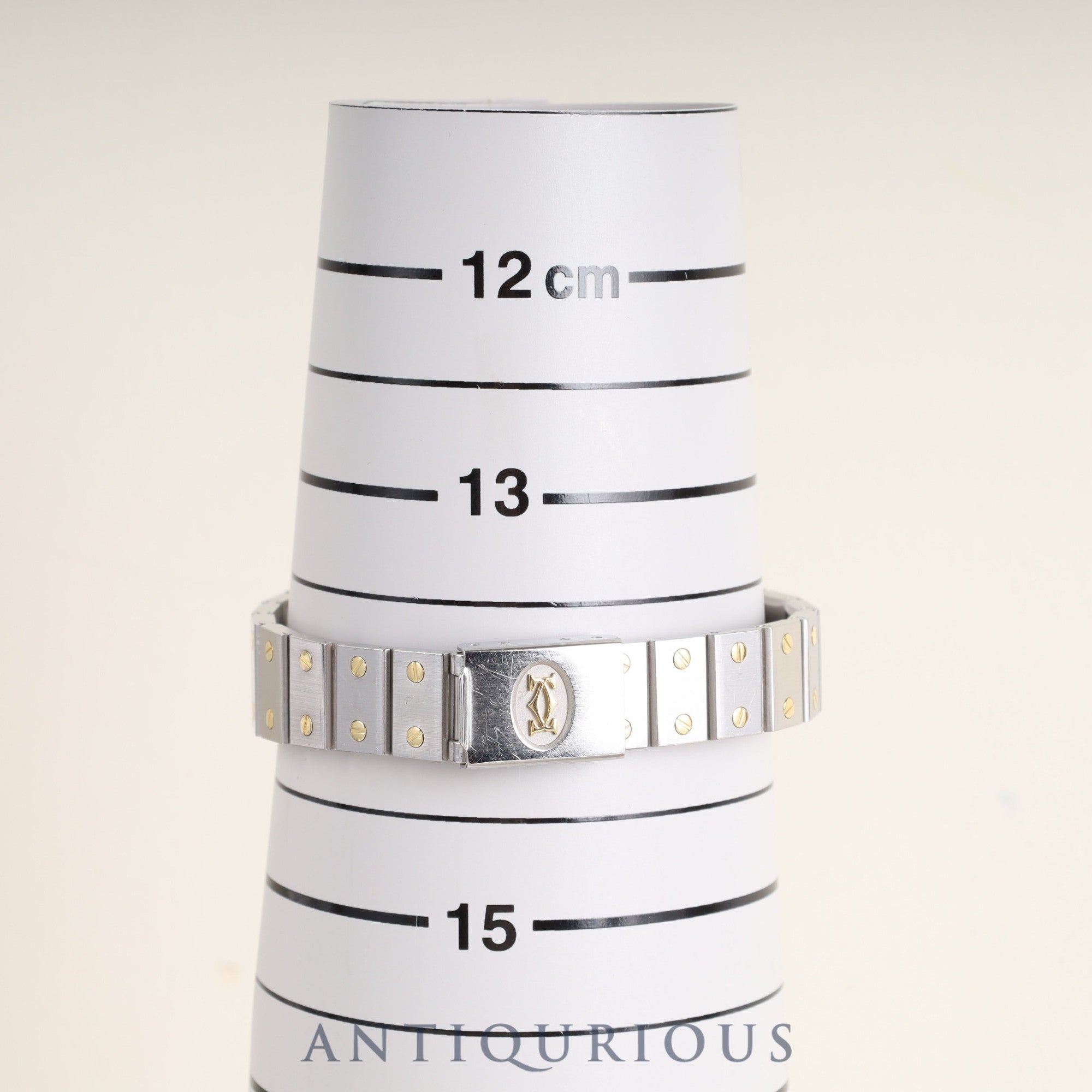 Cartier Santos Octagon SM 2039488 / 0907 Automatic SS/YG SS/YG Grey ghost dial Overhauled Bracelet cleaned by Cartier